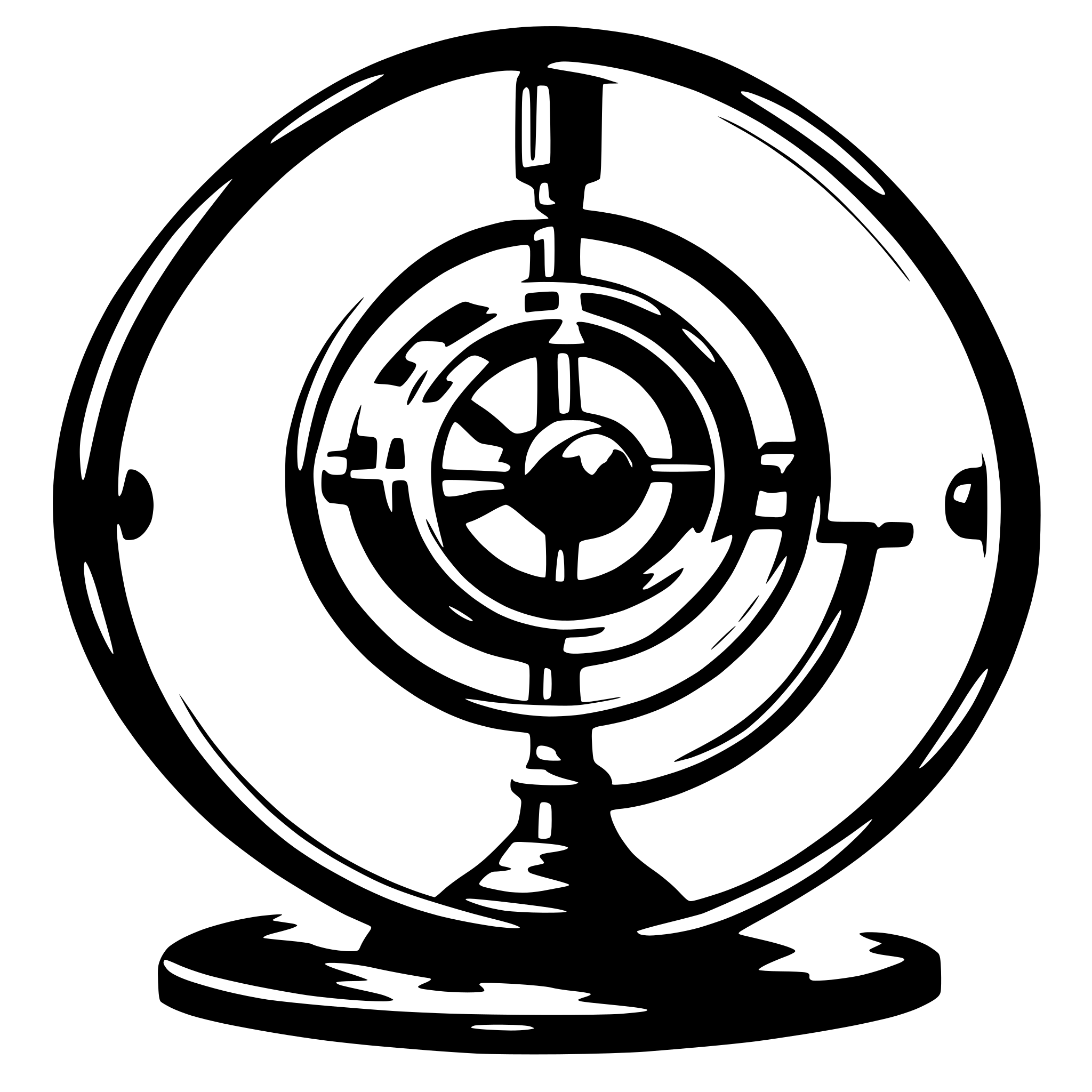 AI-generated SVG of 'gyroscope'