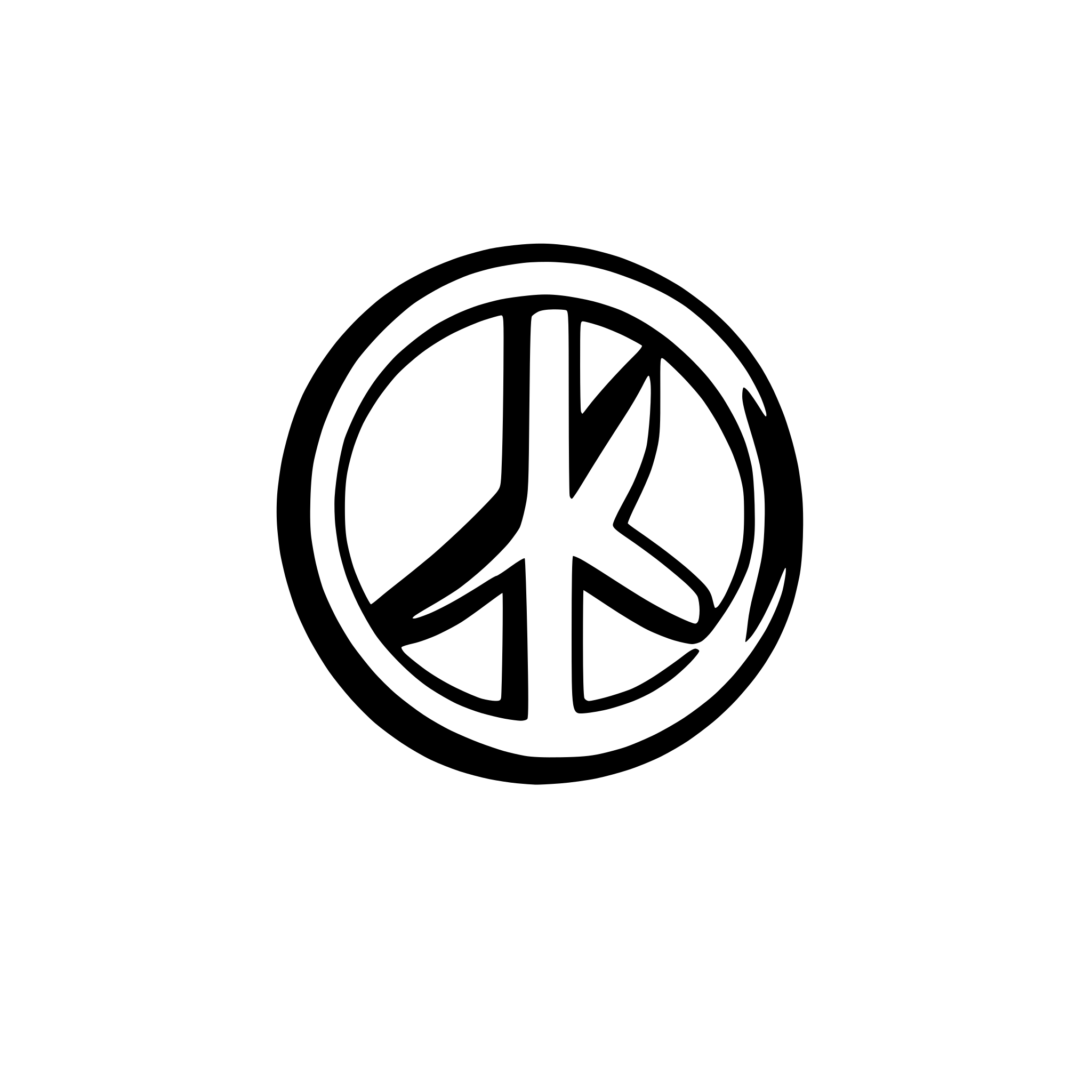 AI-generated SVG of a peace in protest