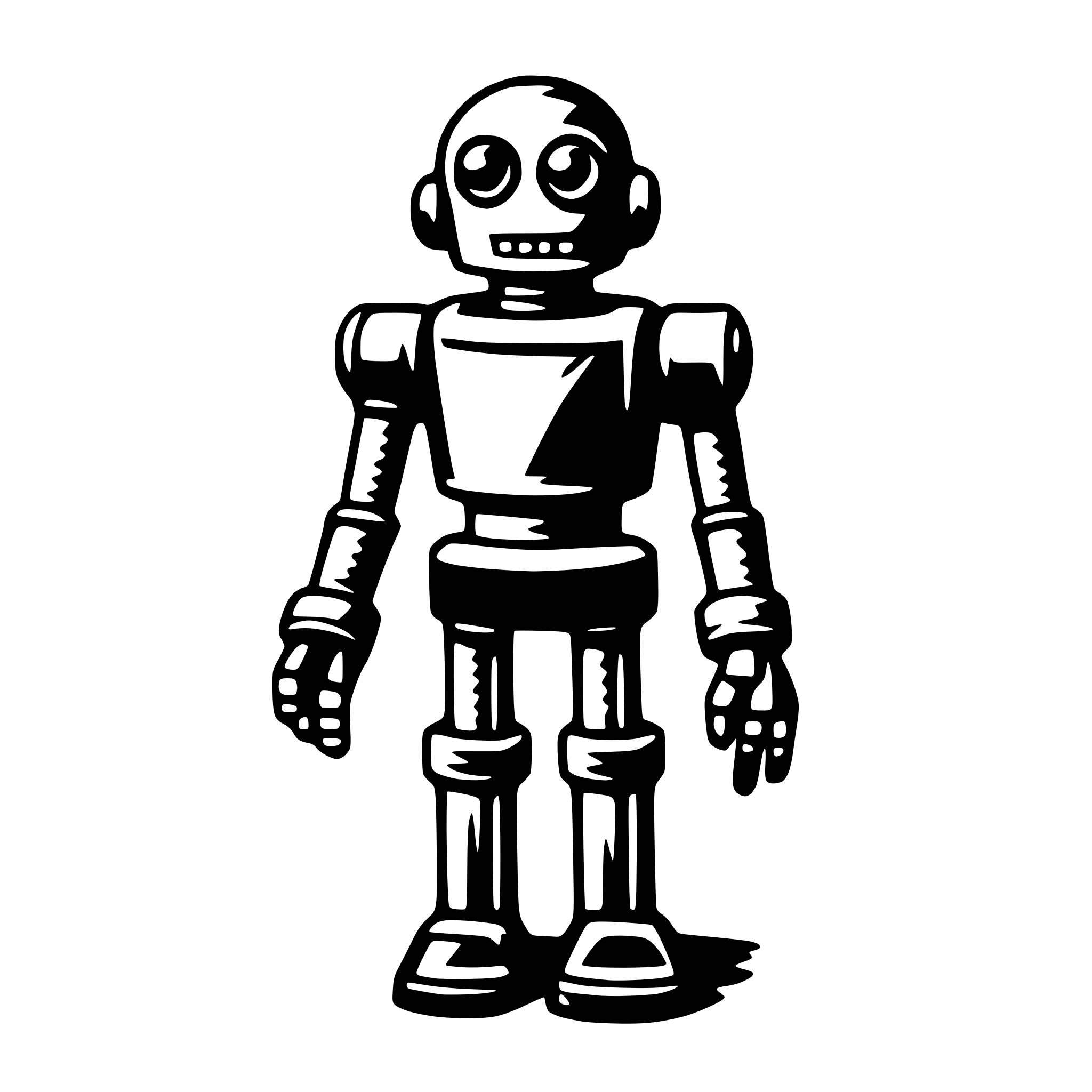 AI-generated SVG of 'robot'