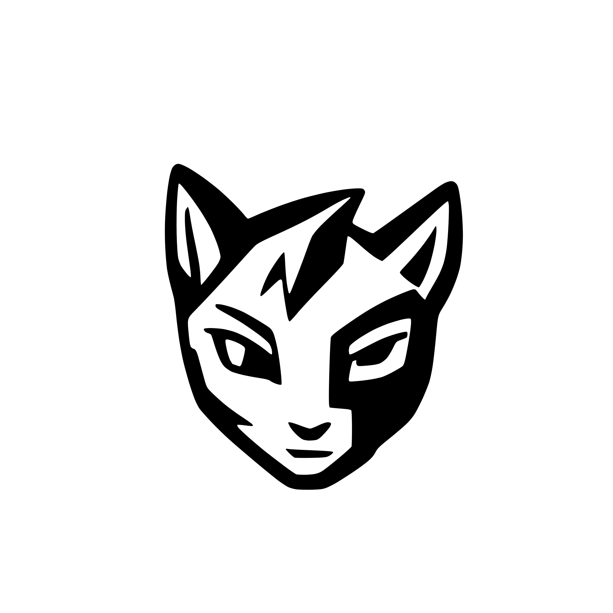 AI-generated SVG of 'fox male head'