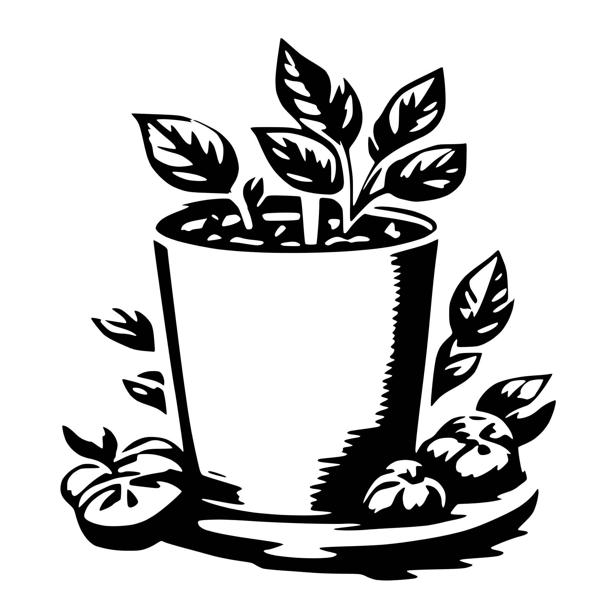 AI-generated SVG of 'Wachsende Äste'
