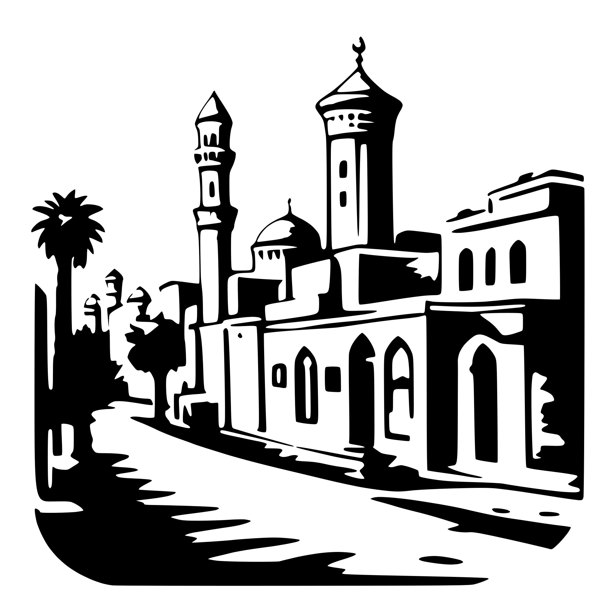 AI-generated SVG of 'damascus'