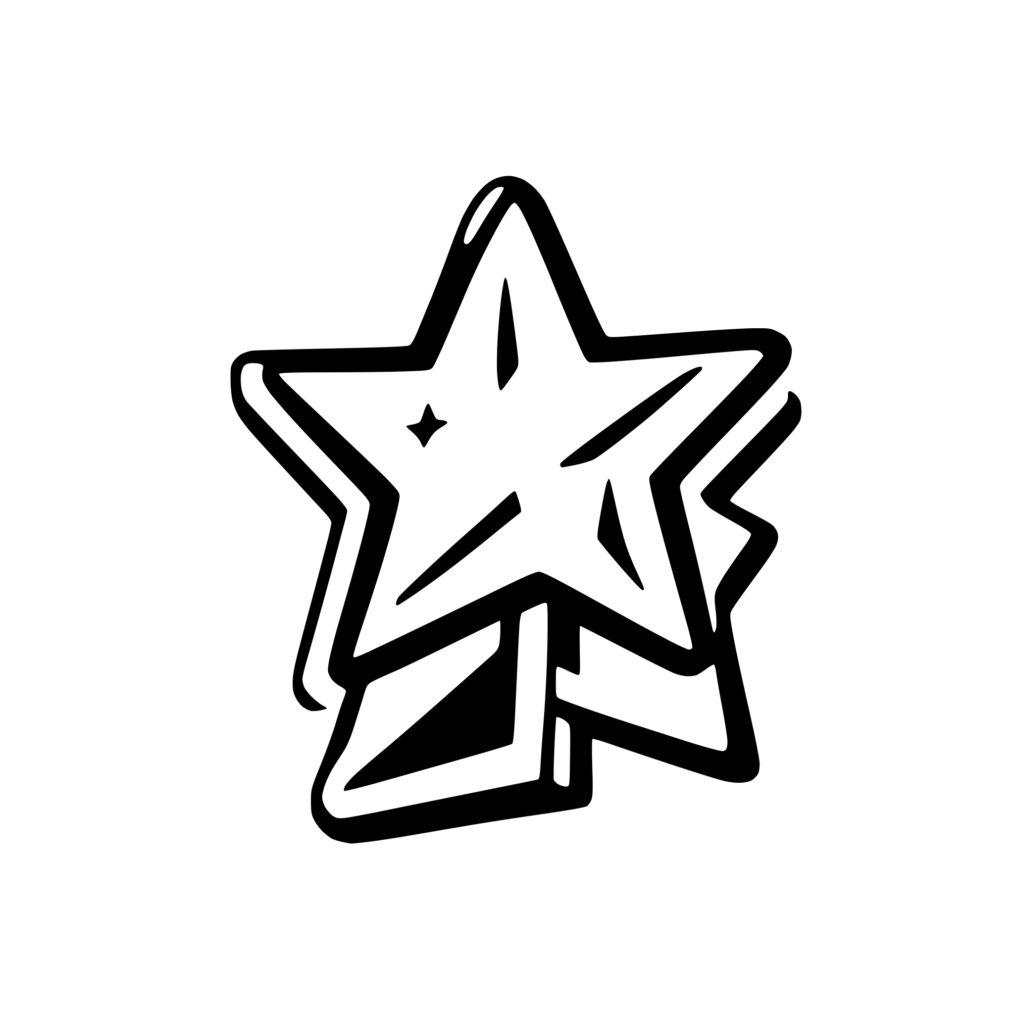 AI-generated SVG of a simple the star logo ico svg