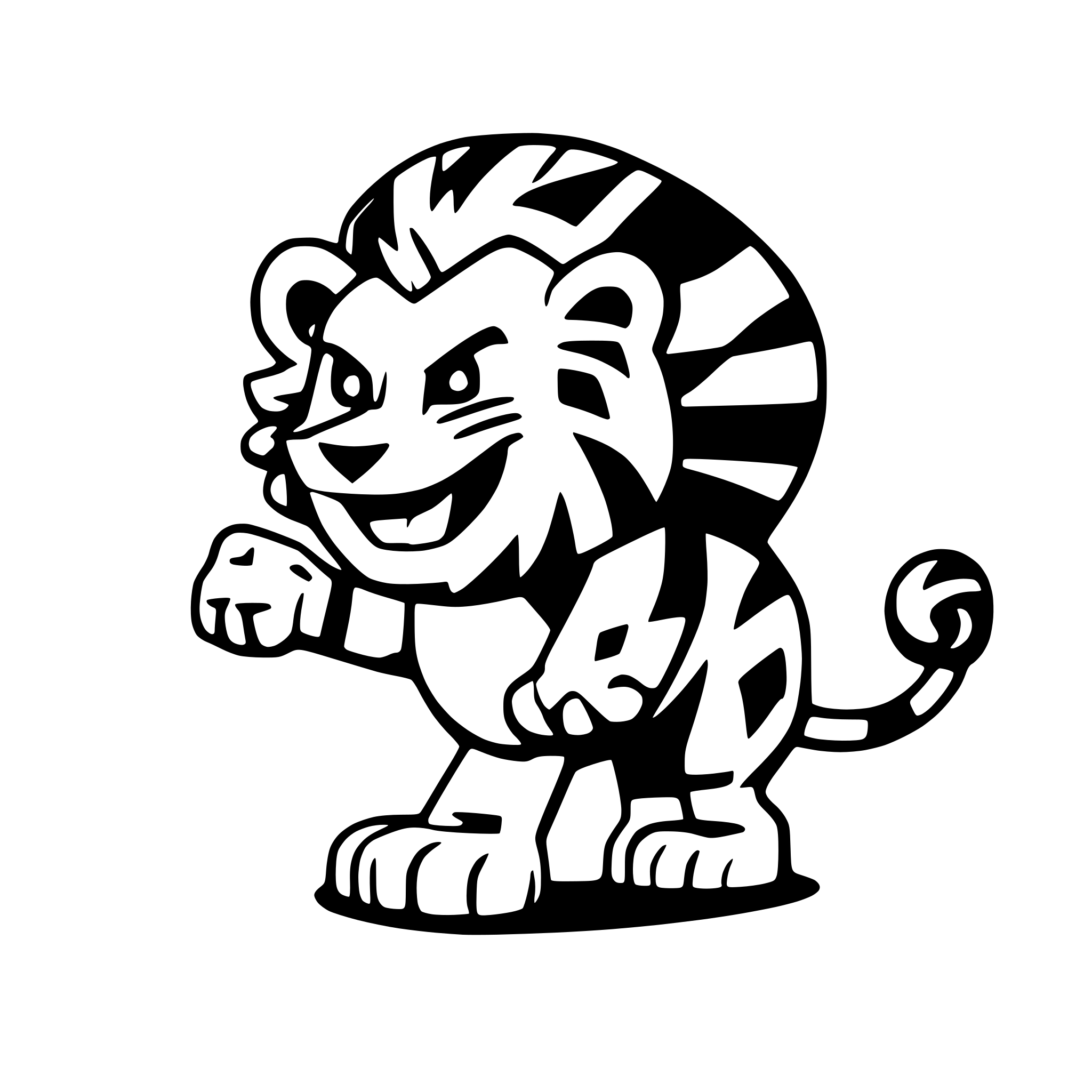 AI-generated SVG of 'lion, fight, tiger'
