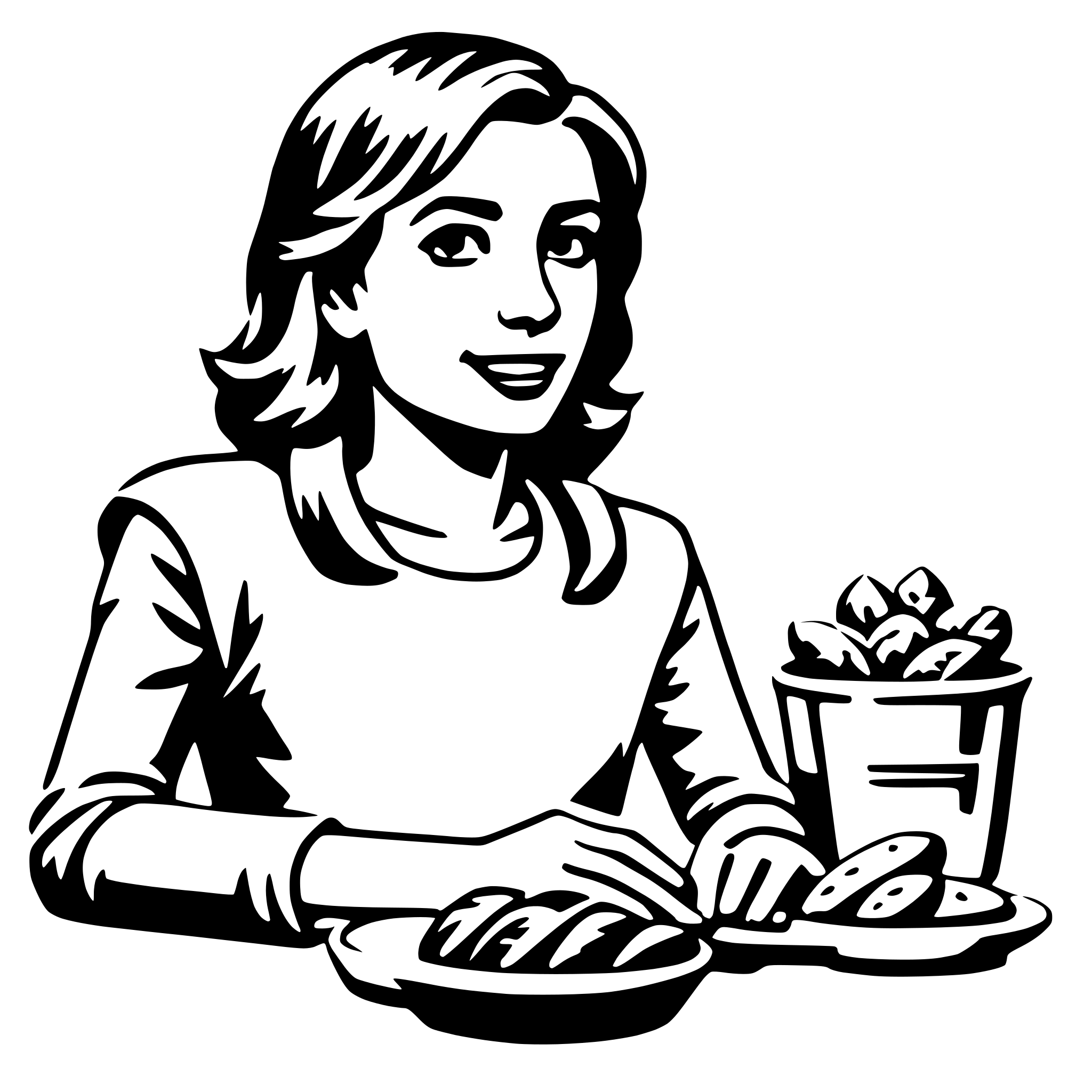 AI-generated SVG of 'nutritionist'