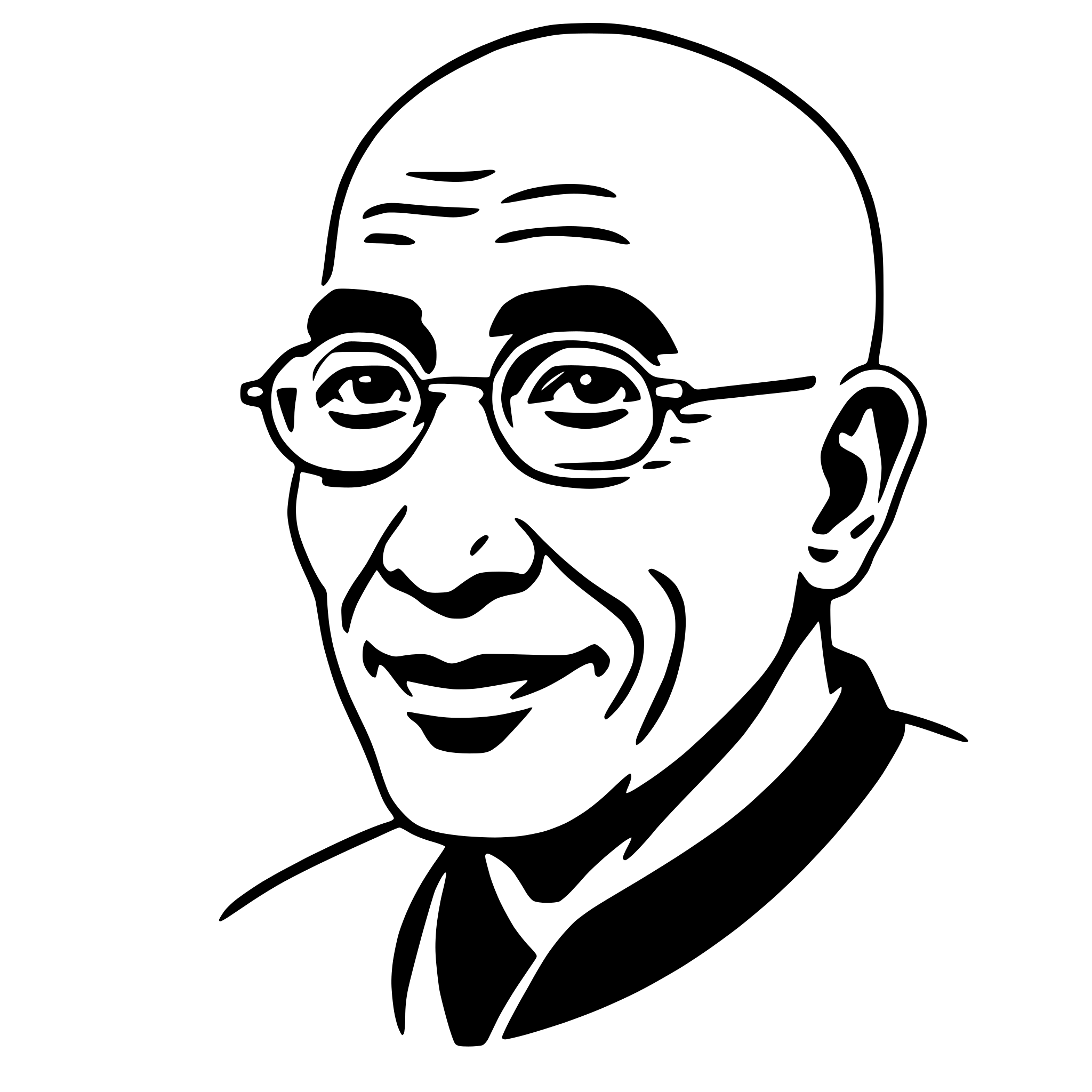 AI-generated SVG of 'dalai lama'