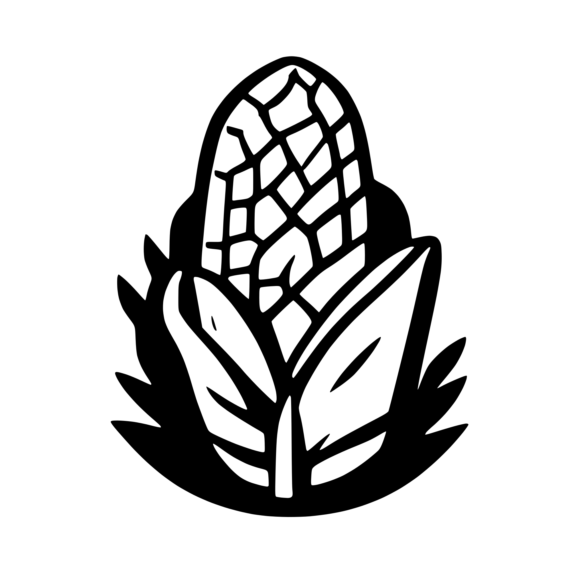 AI-generated SVG of a corn on the cob