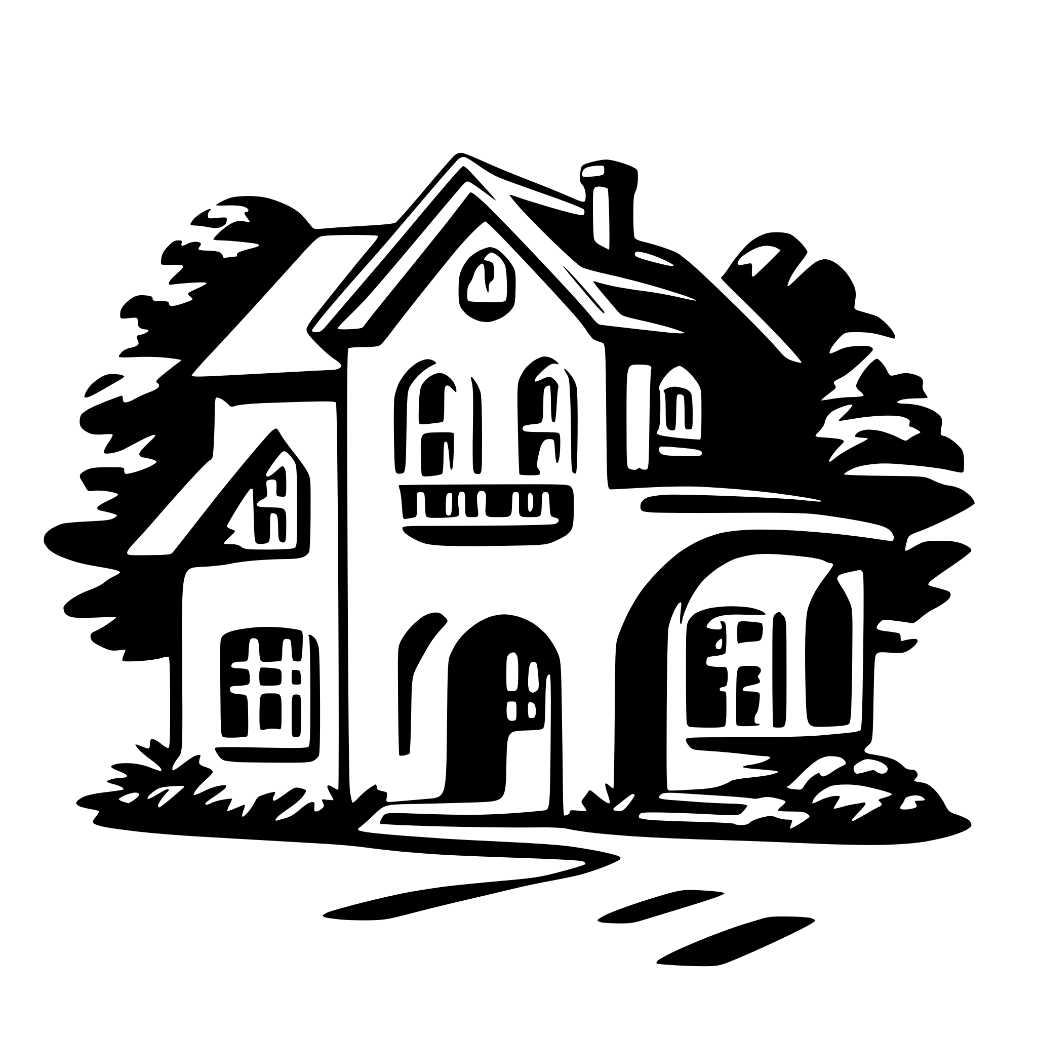 AI-generated SVG of 'Bessler Home'