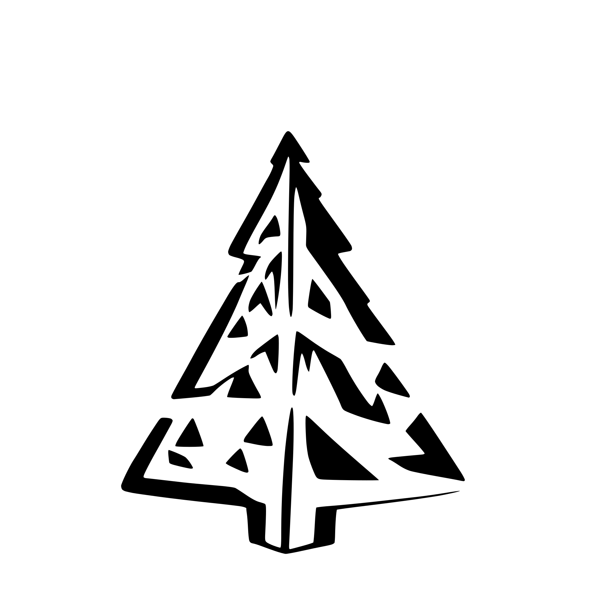 AI-generated SVG of 'A whimsical Christmas Tree'