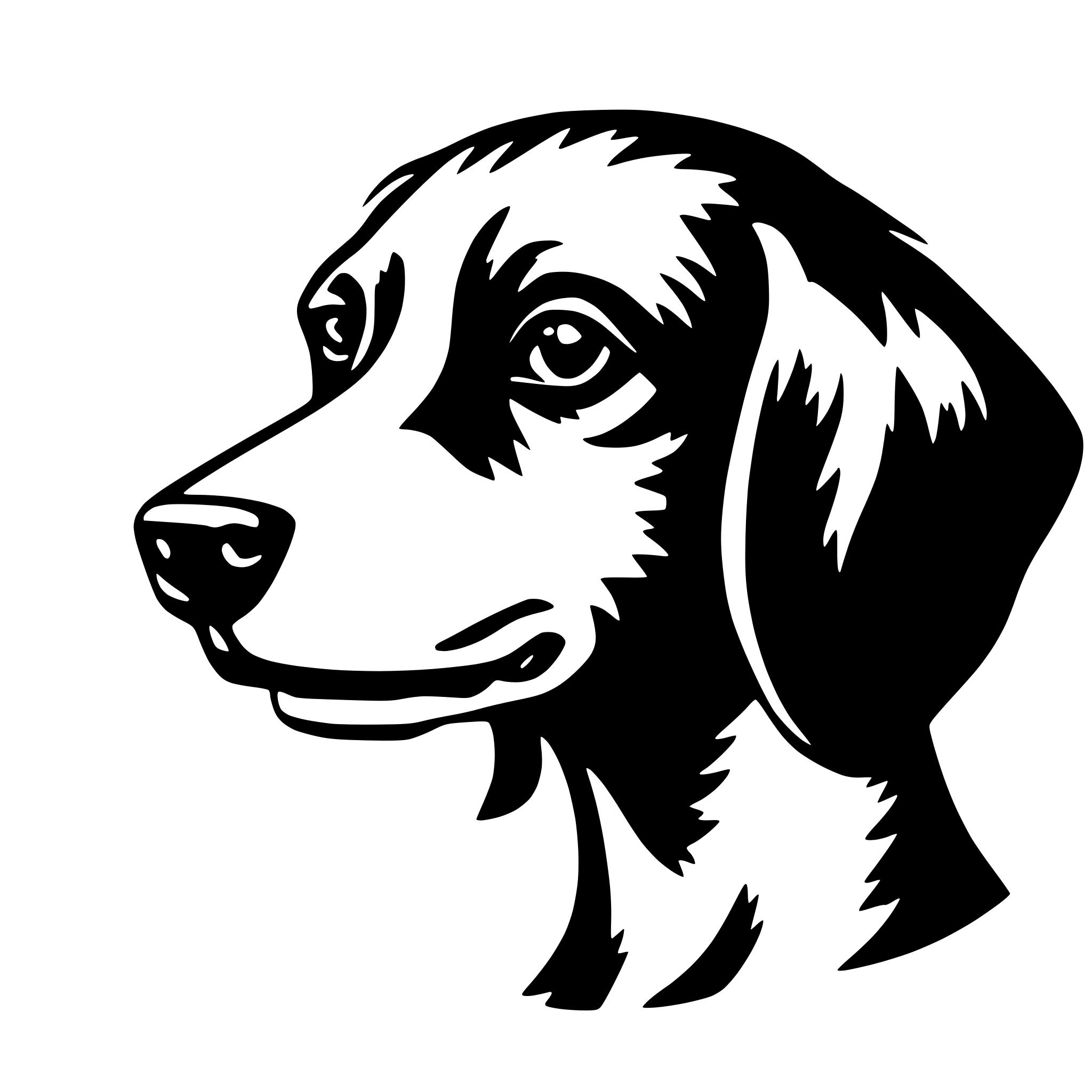 AI-generated SVG of a Dog logo