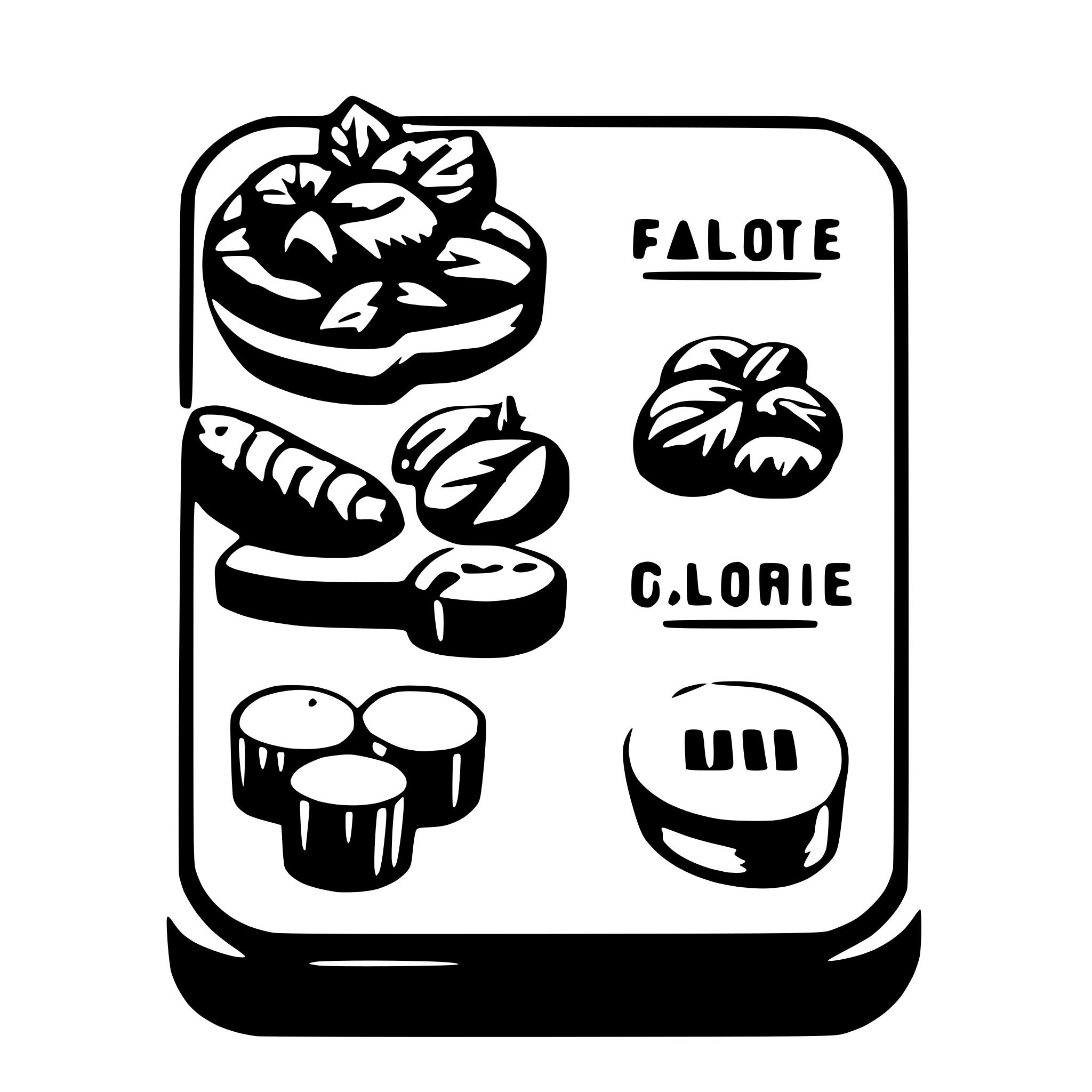 AI-generated SVG of a calorie tracking