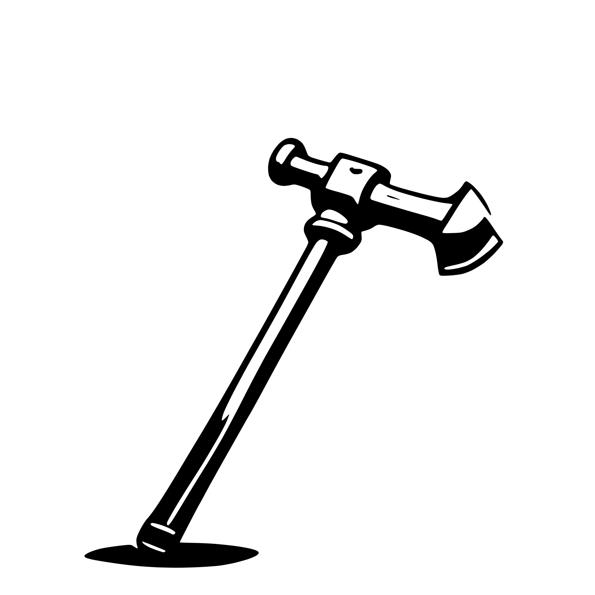 AI-generated SVG of 'simple hammer'