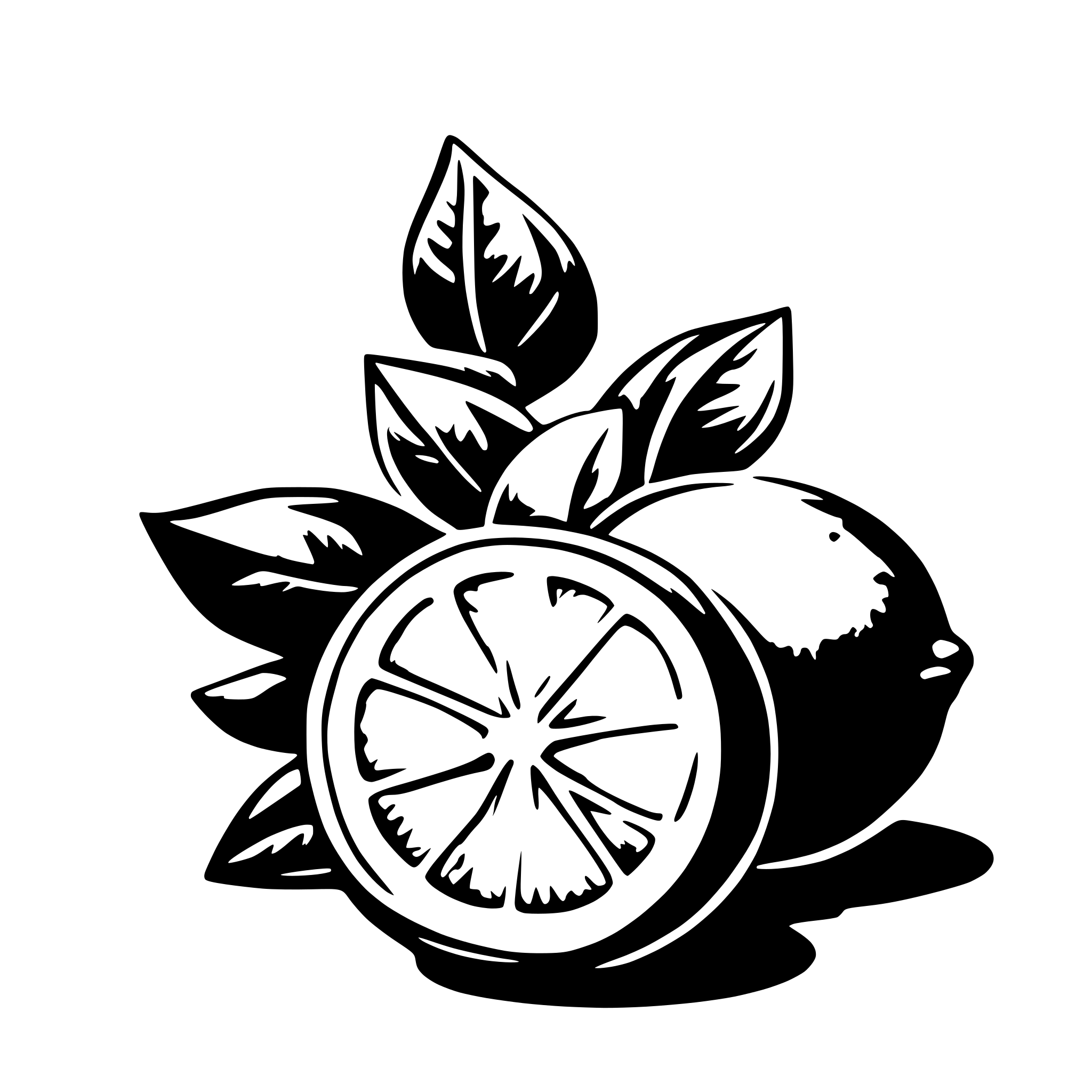 AI-generated SVG of a lemon