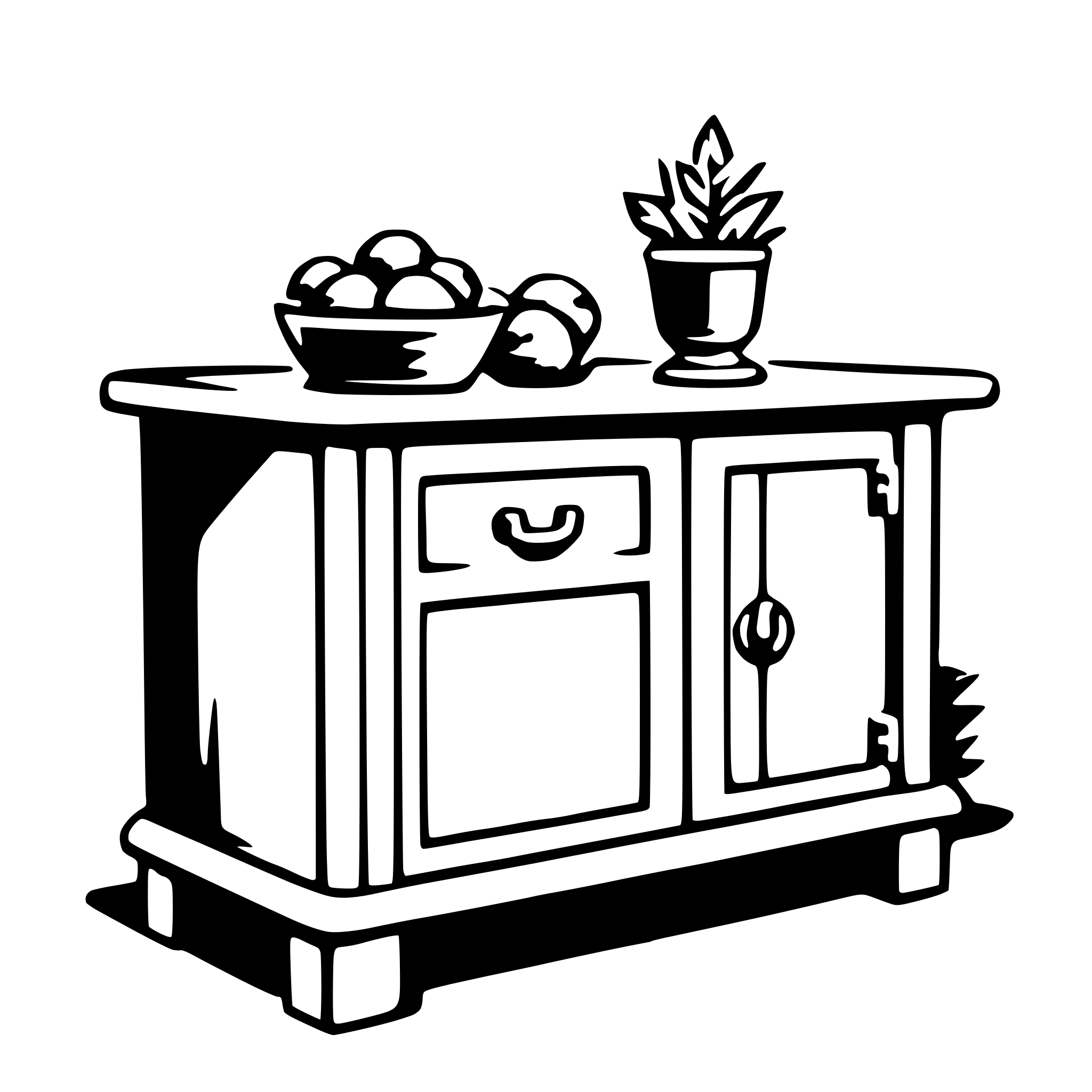 AI-generated SVG of 'sideboard'