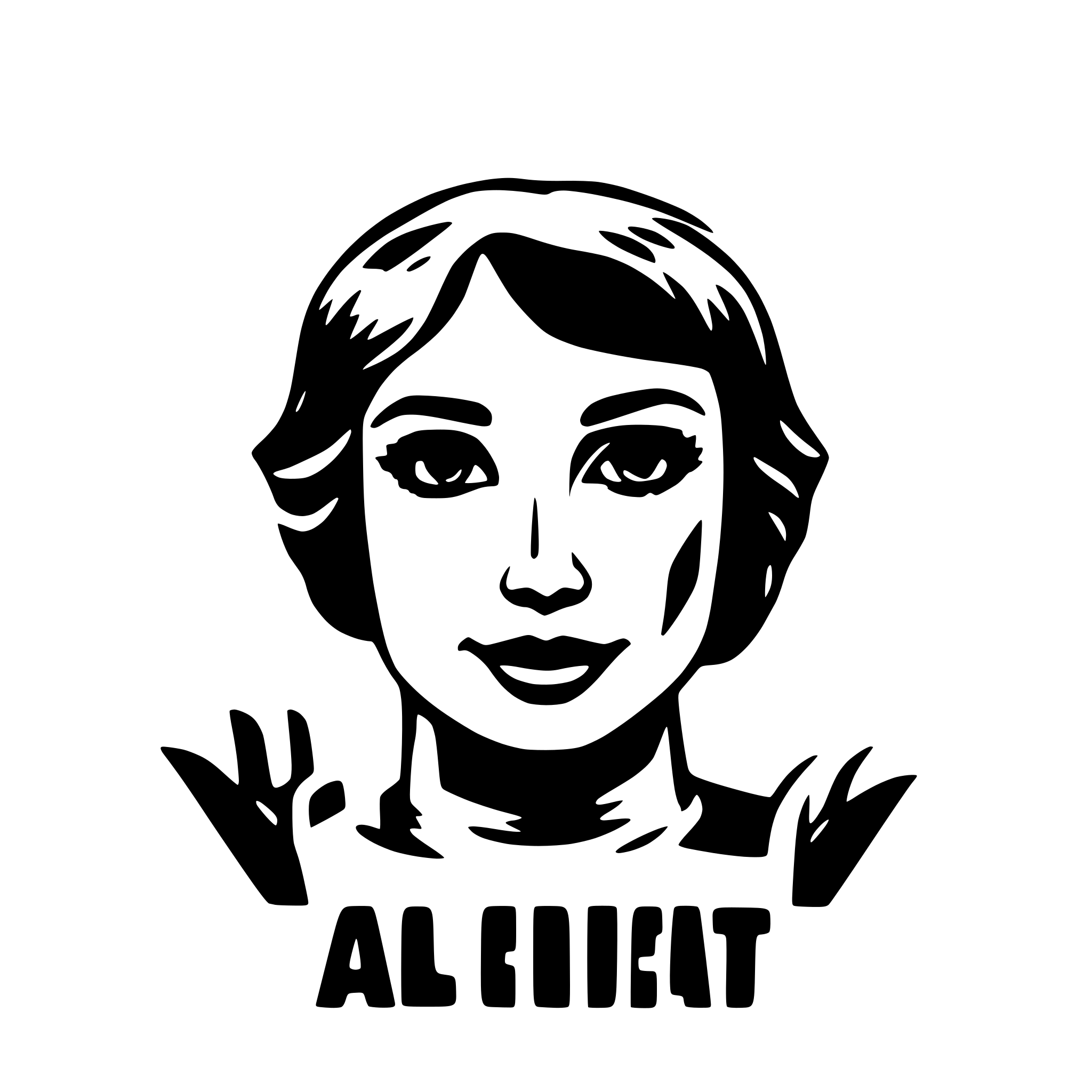 AI-generated SVG of a AI generated positive affirmation