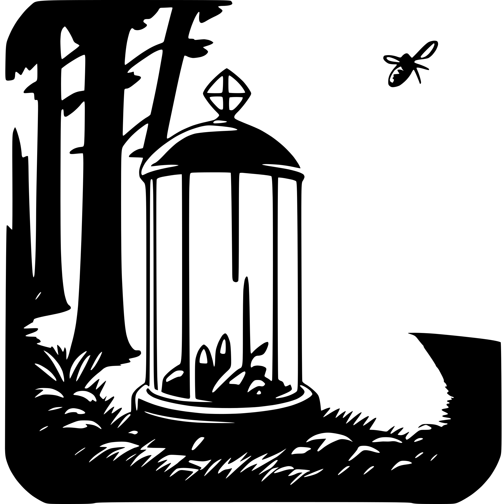 AI-generated SVG of 'fireflies'