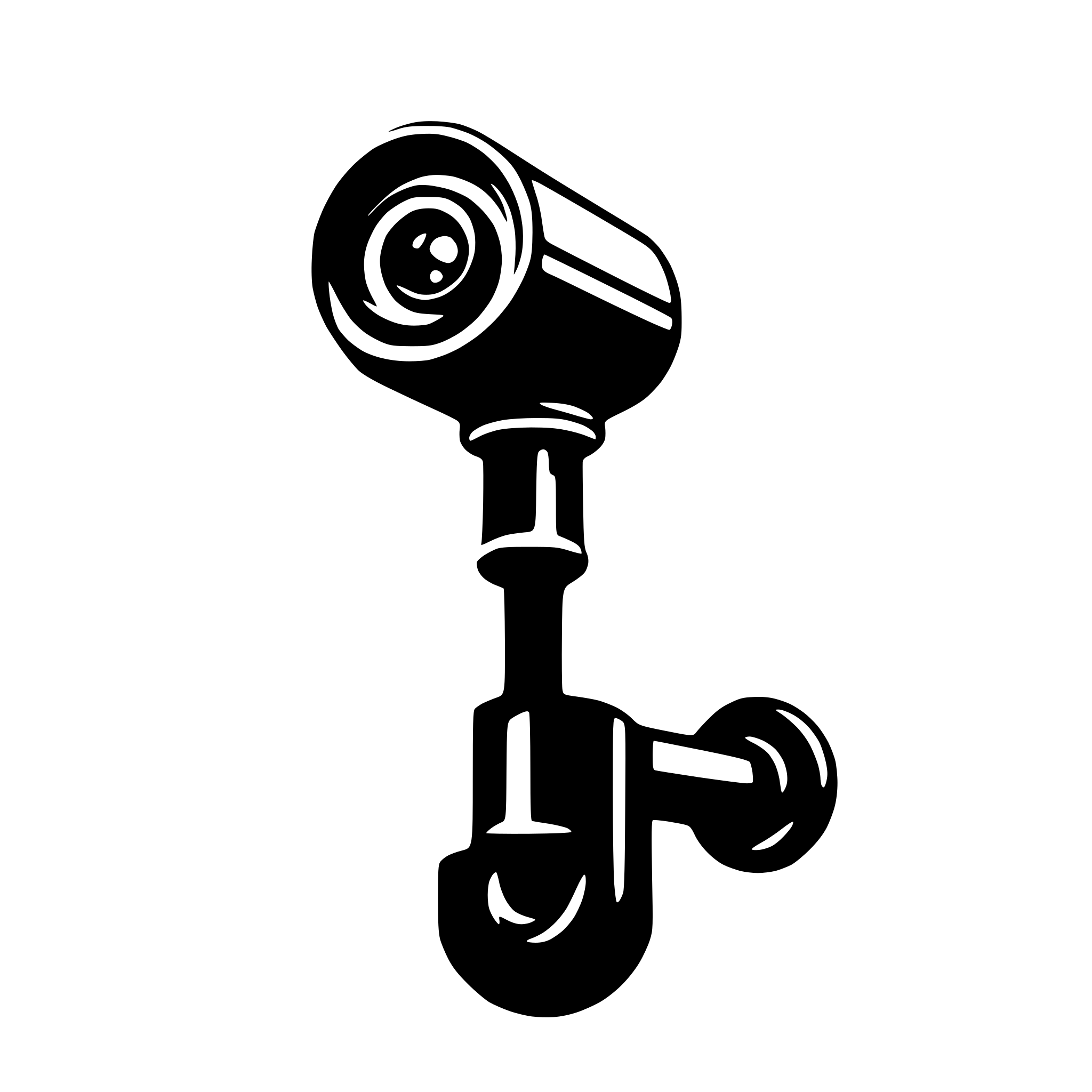 AI-generated SVG of 'surveillance camera'