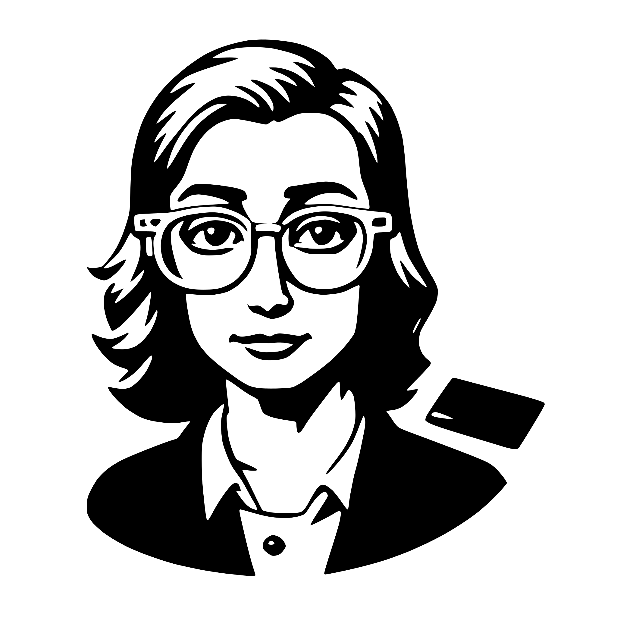 AI-generated SVG of a optician