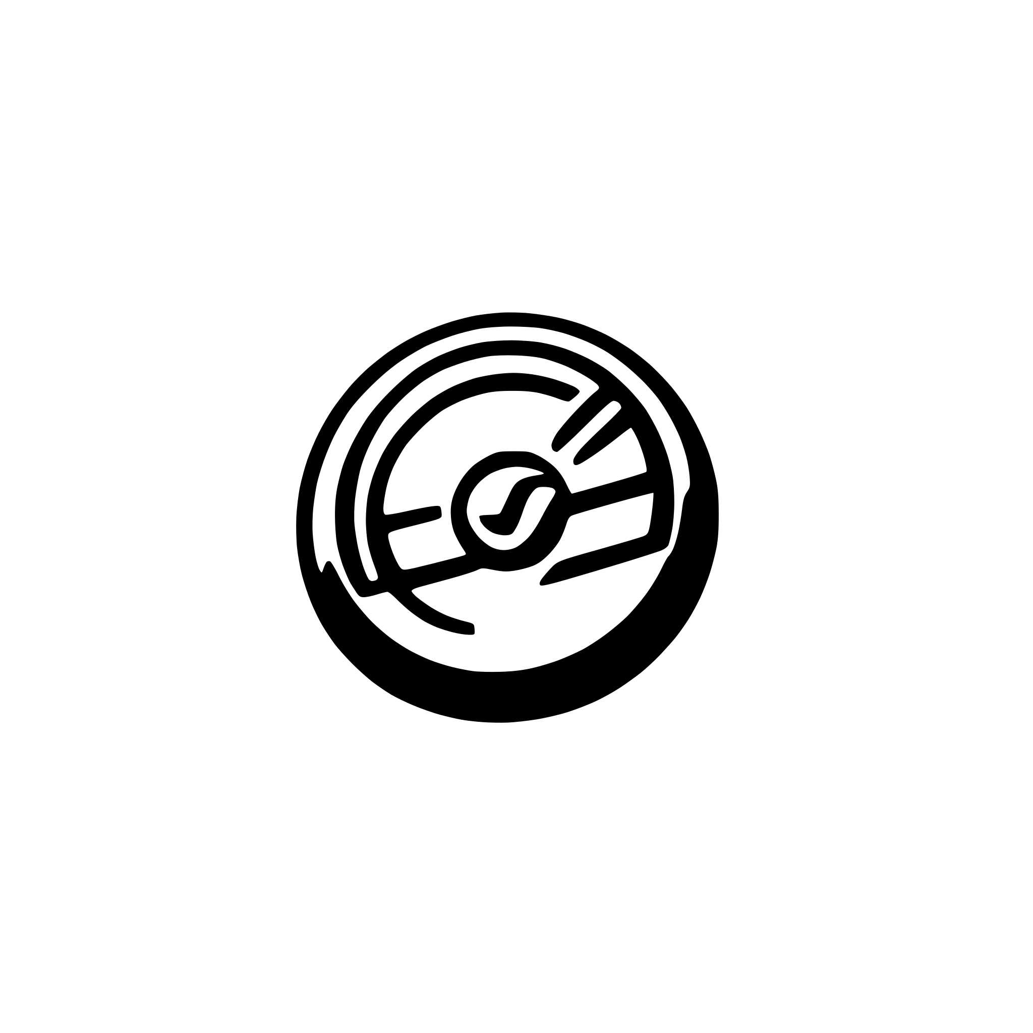 AI-generated SVG of 'Round YouTube Logo'