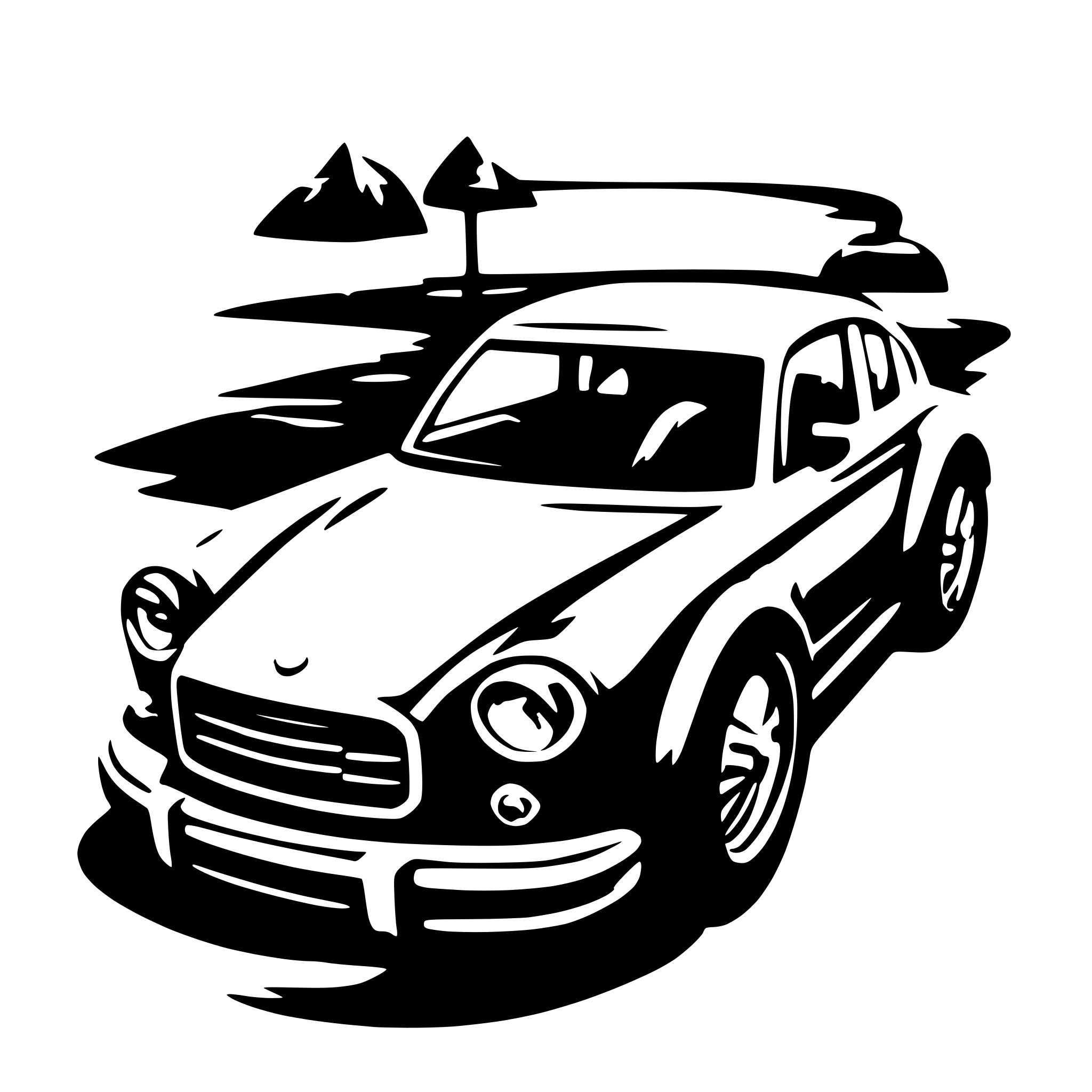 AI-generated SVG of a Create a car