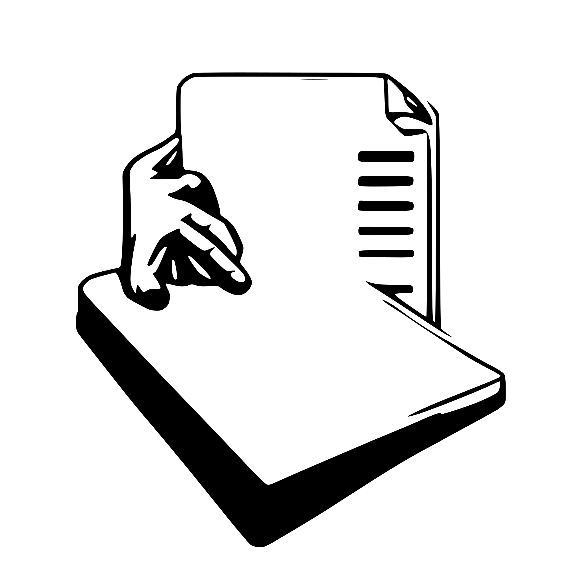 AI-generated SVG of 'handover document'