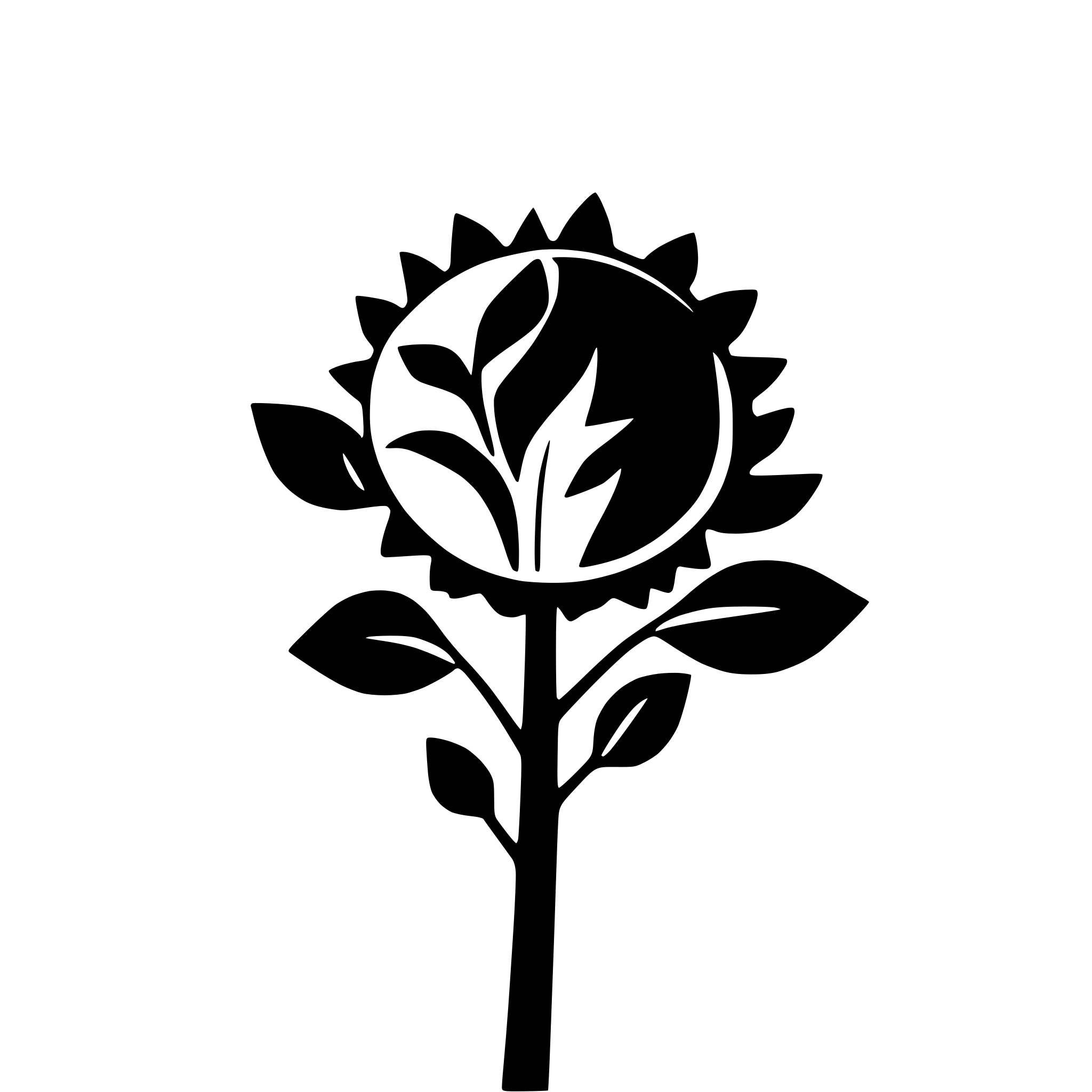 AI-generated SVG of a a sun with its shining rays and the leaves inside the sun