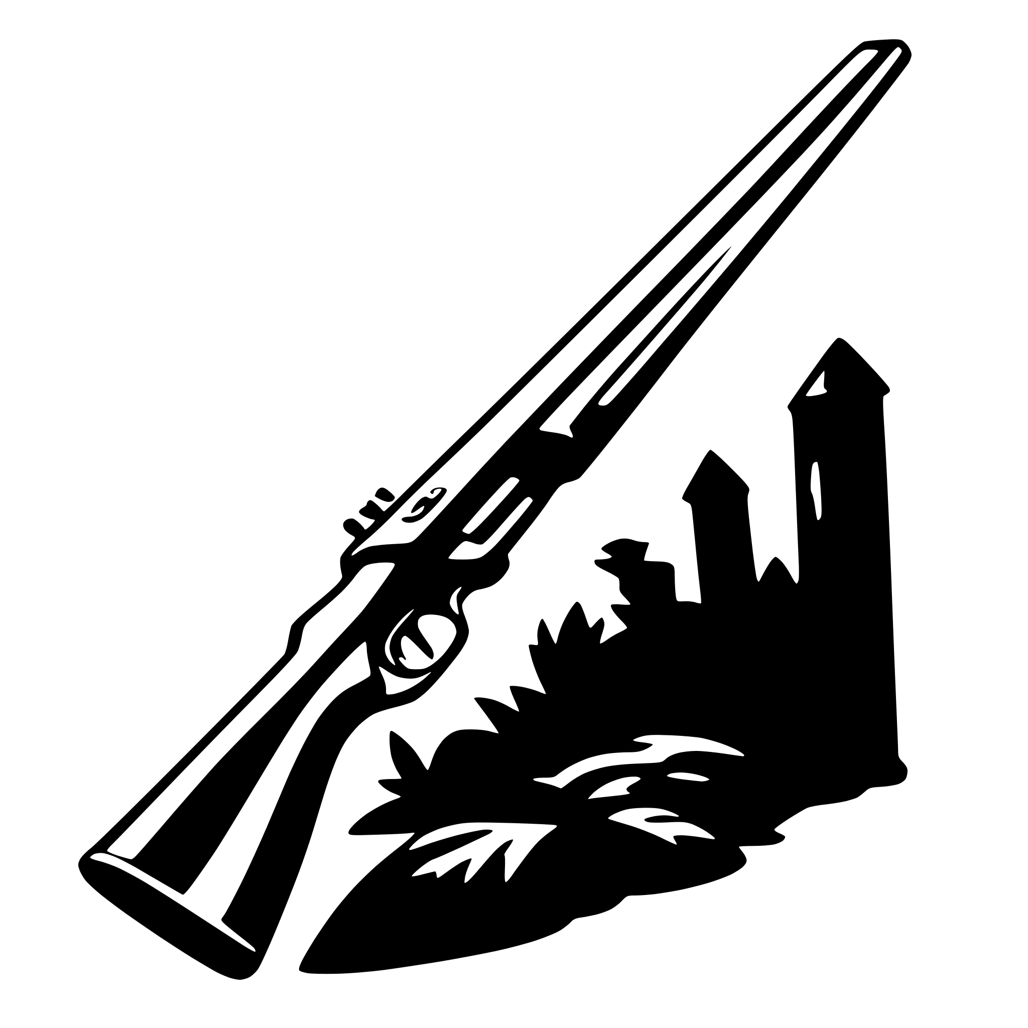 AI-generated SVG of a shotgun