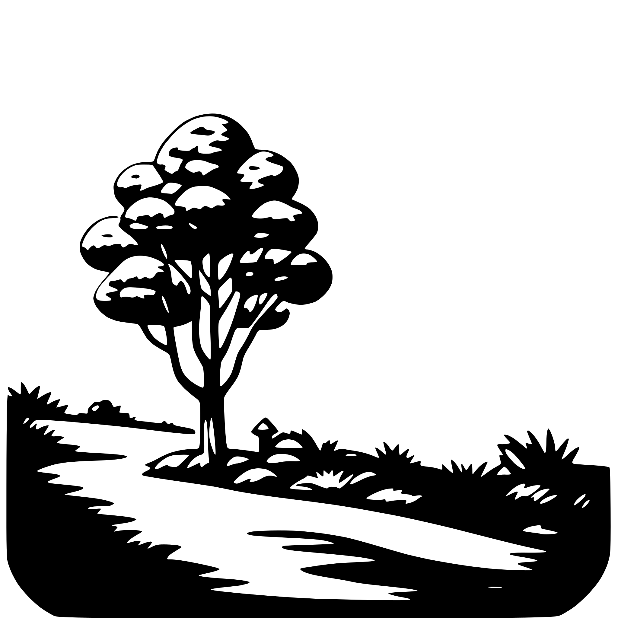 AI-generated SVG of 'nature tranquility'