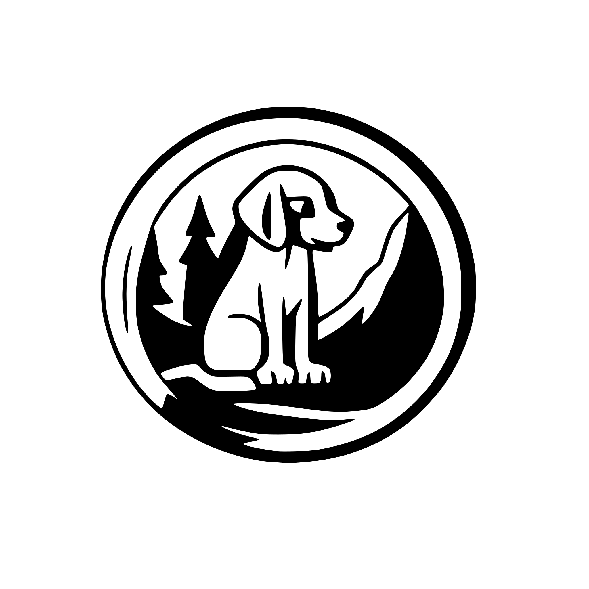 AI-generated SVG of 'A clean, minimalist logo showing a dog silhouette sitting on a large Cyprus contour. The design uses 1-2 colors, emphasizing simplicity, regional identity, and hope, ideal for a stray dog adoption website.'