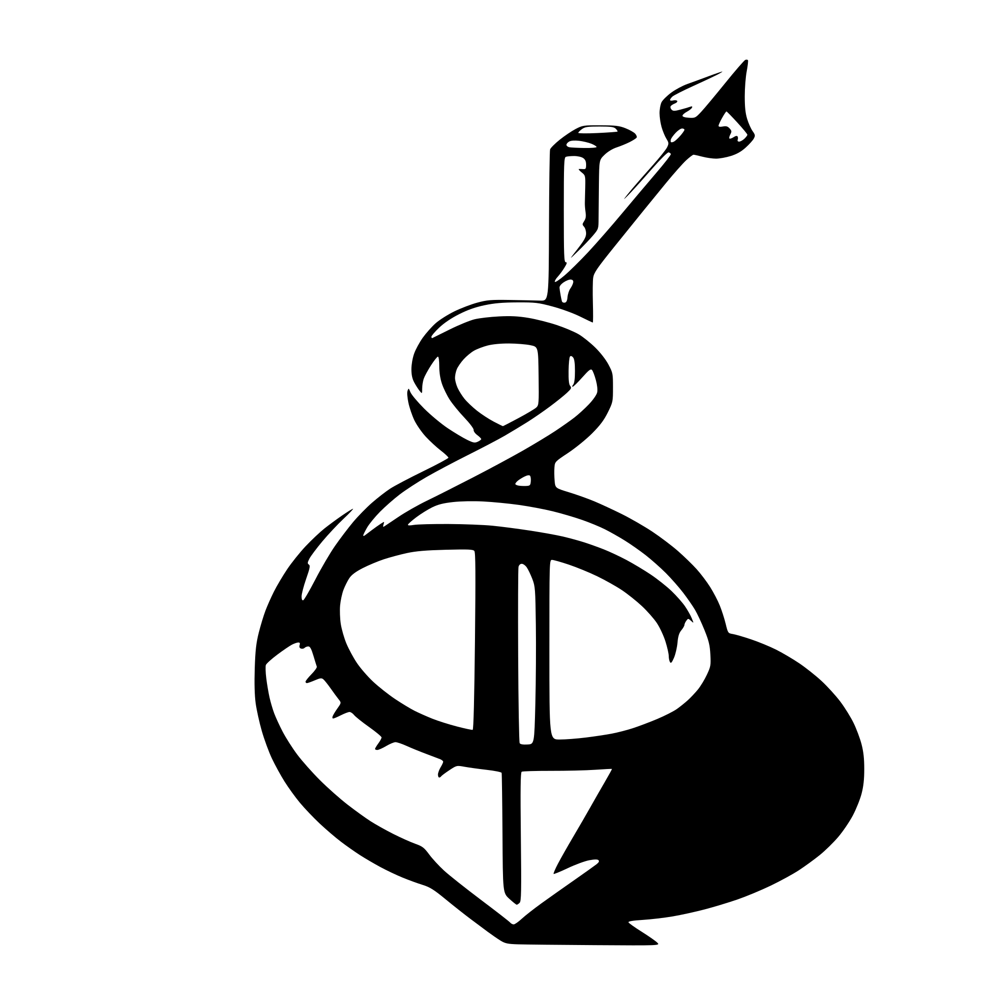 AI-generated SVG of a Combine pen with infinity symbol