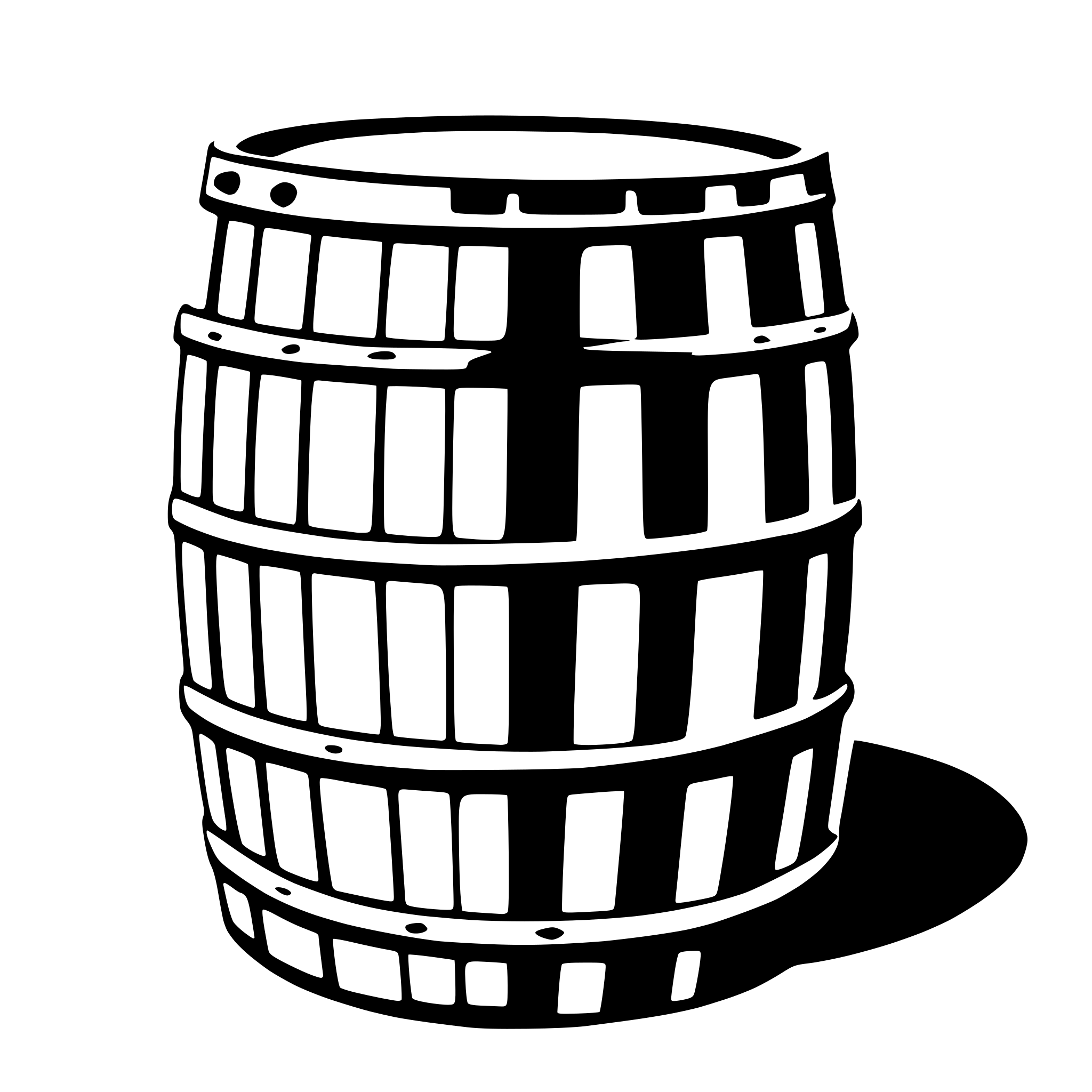 AI-generated SVG of 'barrel western'