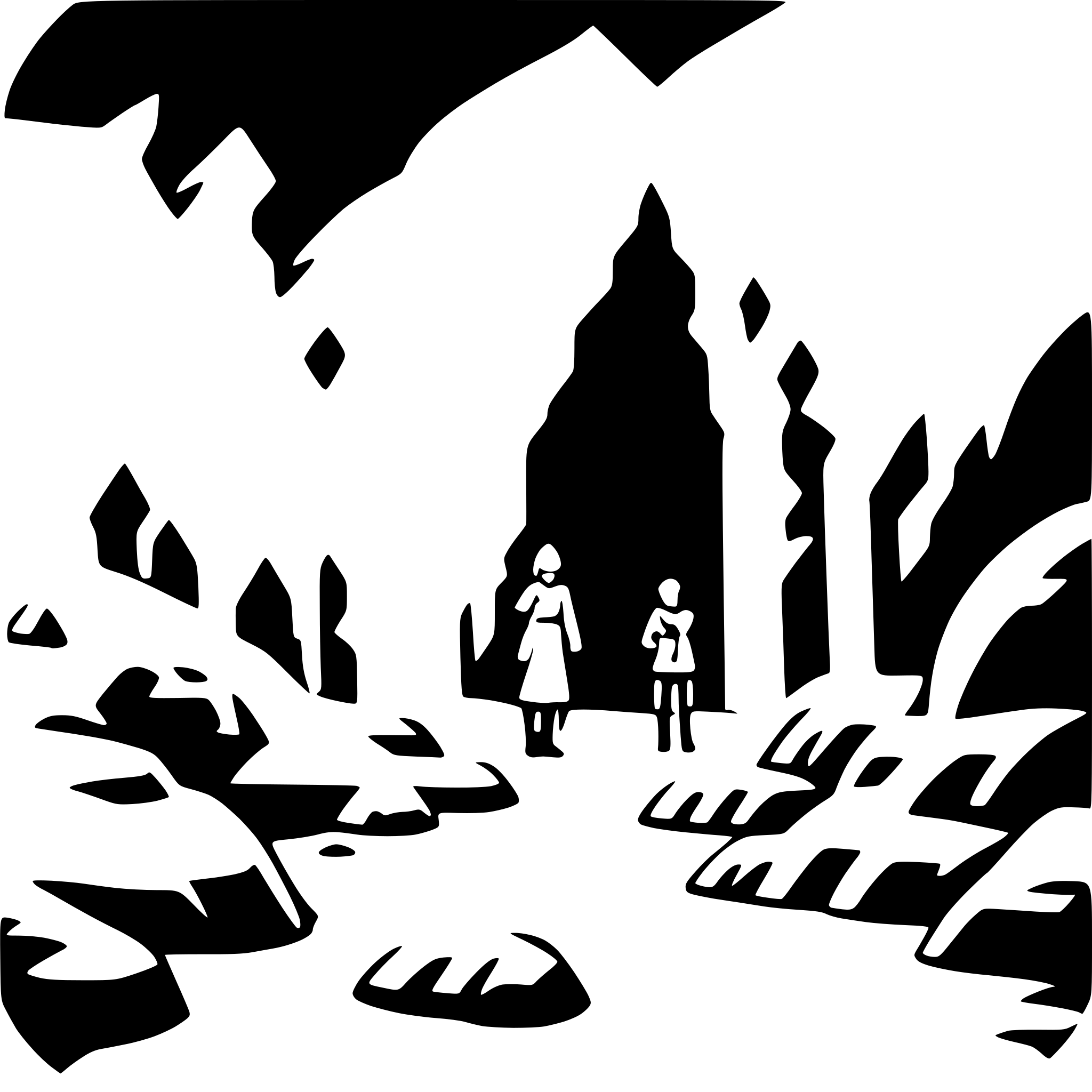 AI-generated SVG of a exploring ice caves