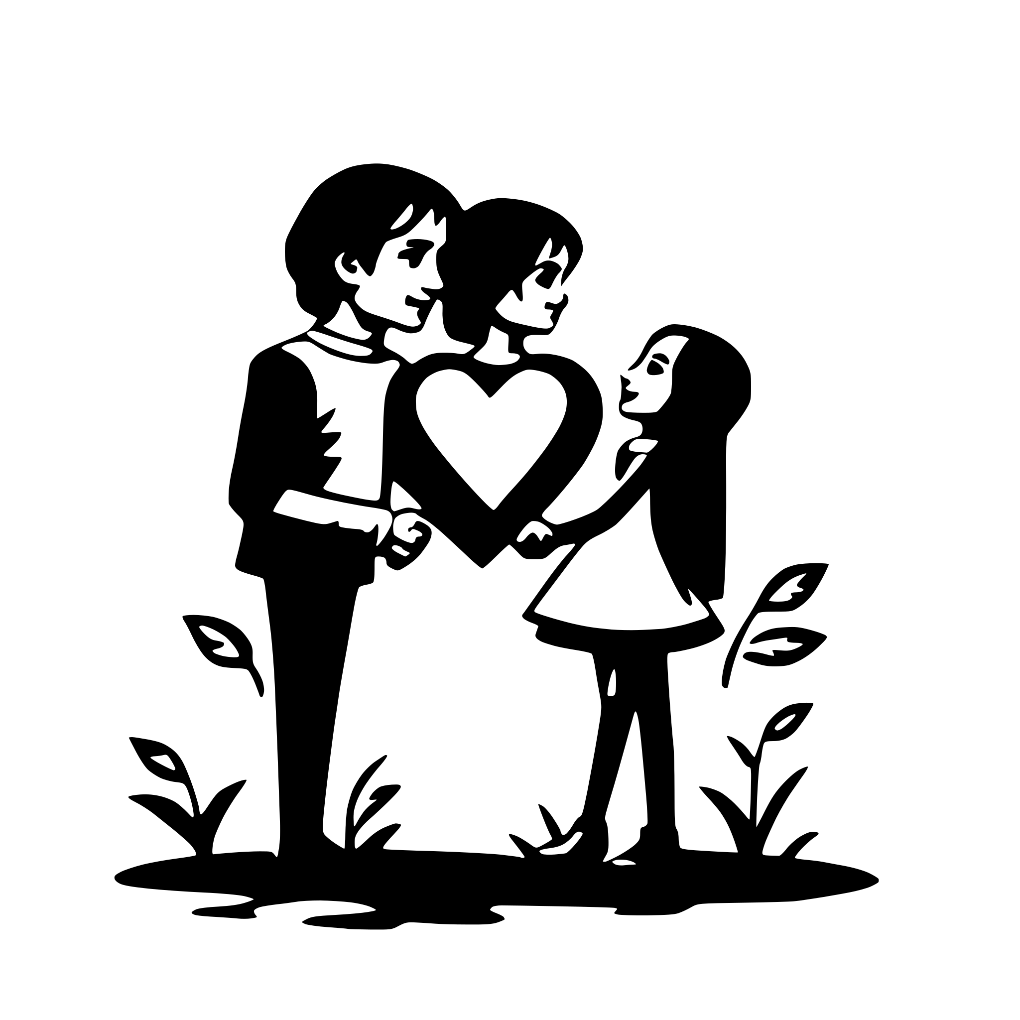AI-generated SVG of a sweet love quotes