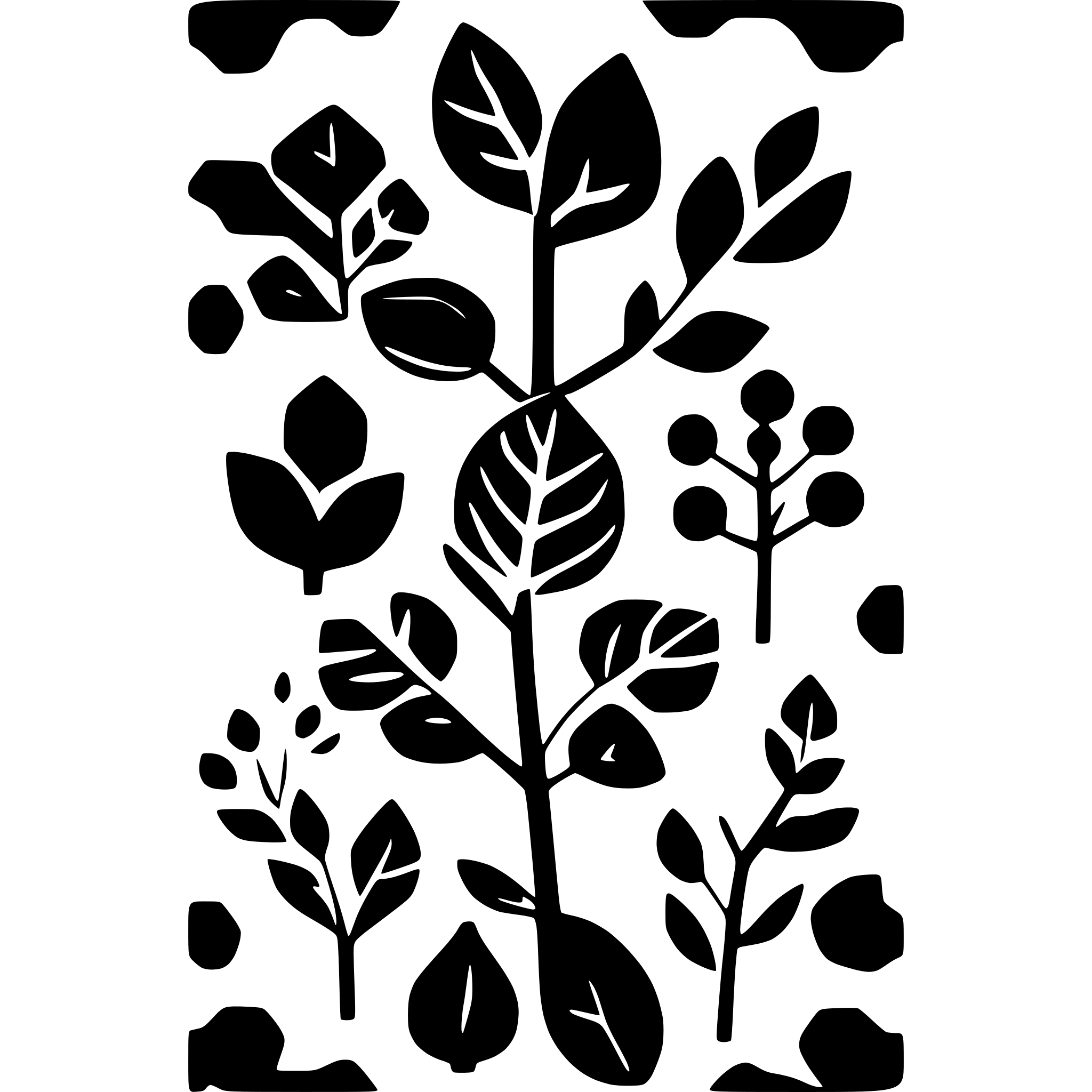 AI-generated SVG of a Create a background tile that is predominantly whitespace. Subtly incorporate vertical hexagons or alternatively hexagons aligned to non-horizontal plane. Include up to 4 nature-inspired shapes total (including hexagons) representing either leaves, fruit, flowers, fire, earth, trees, seedlings, growth or networks.