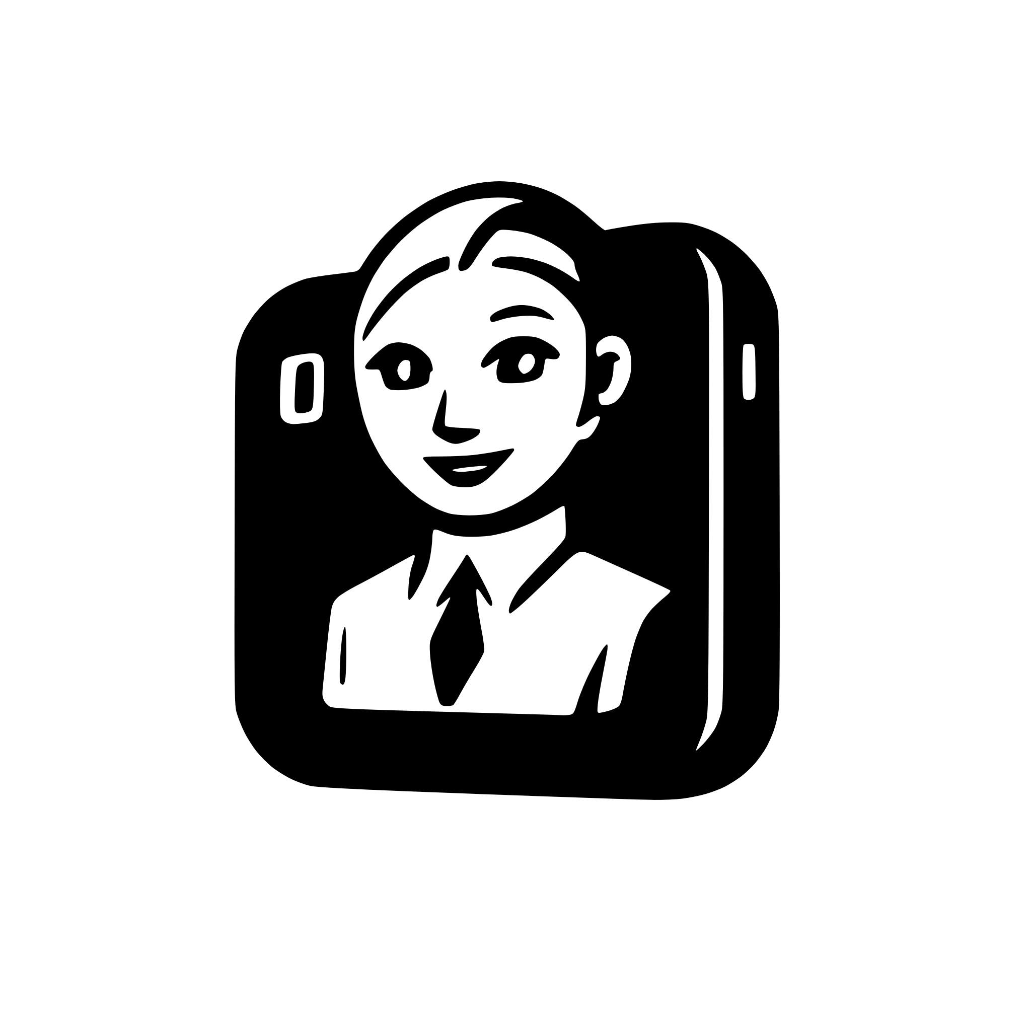 AI-generated SVG of a icon desk reservation at work and question mark