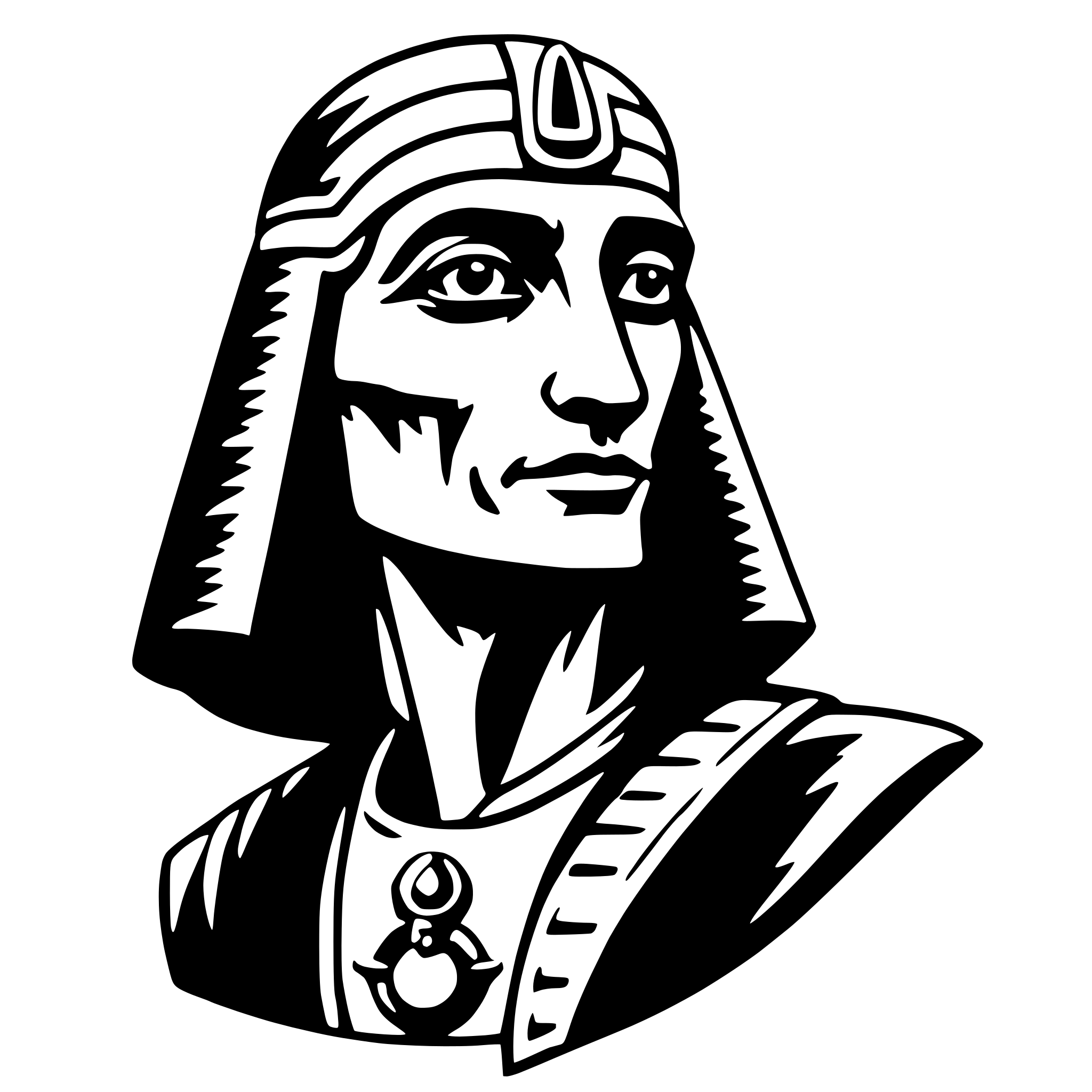 AI-generated SVG of a thoth