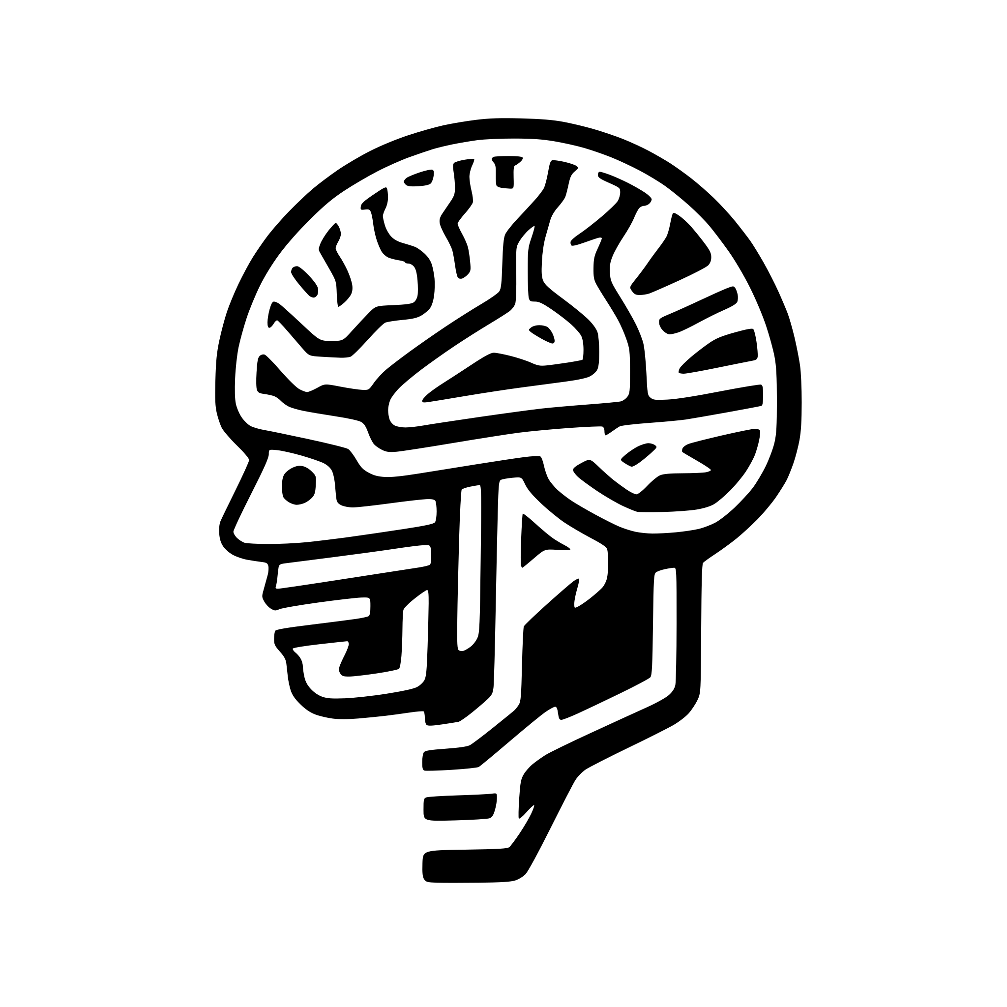 AI-generated SVG of a "Generate a detailed SVG illustration of a human brain designed for an AI productivity app with a gamified look. The brain should be semi-realistic but stylized, incorporating glowing neurons, synapses, and neural networks connecting different brain regions. Use a sleek, futuristic, and tech-inspired color palette (blues, purples, electric accents). Include subtle gamification elements like achievement icons, progress rings, or small digital badges integrated within the brain design. The SVG sho