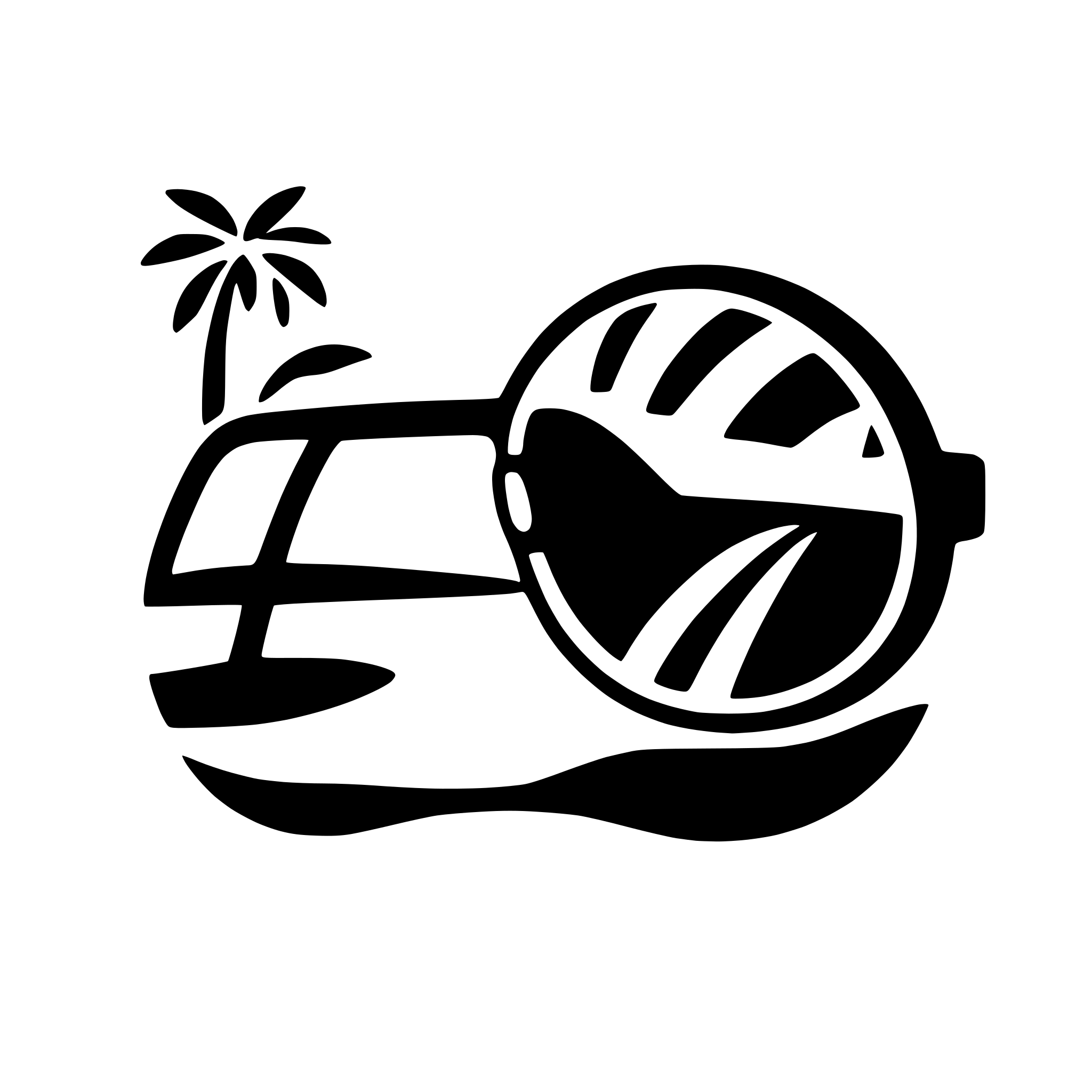 AI-generated SVG of a sunglasses with beach reflection