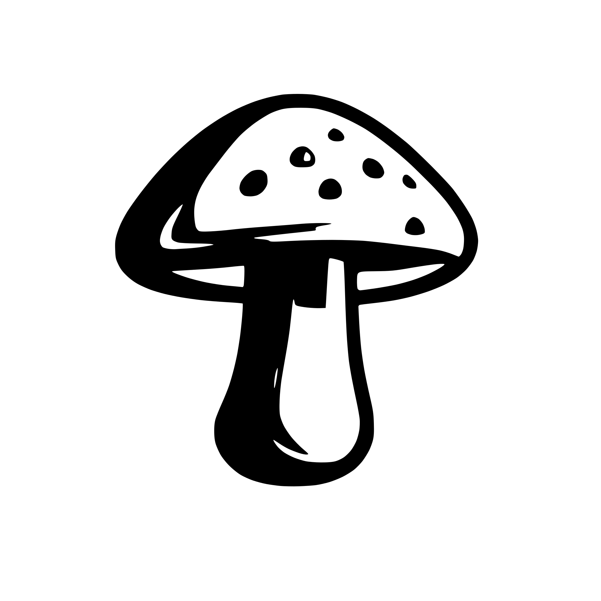 AI-generated SVG of 'generate images of mushrooms'