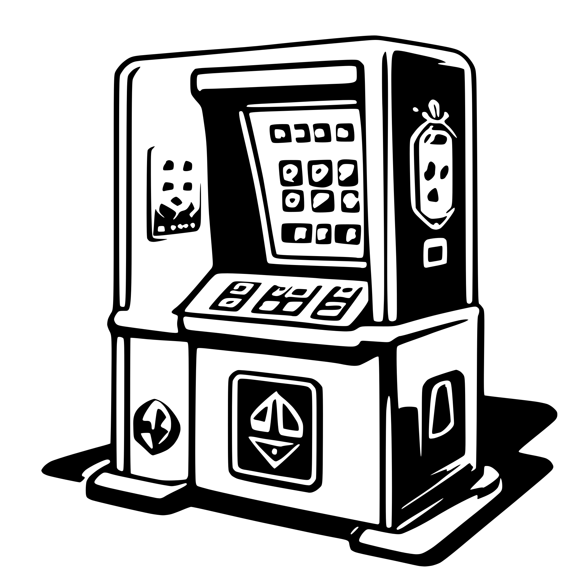 AI-generated SVG of 'slot game'