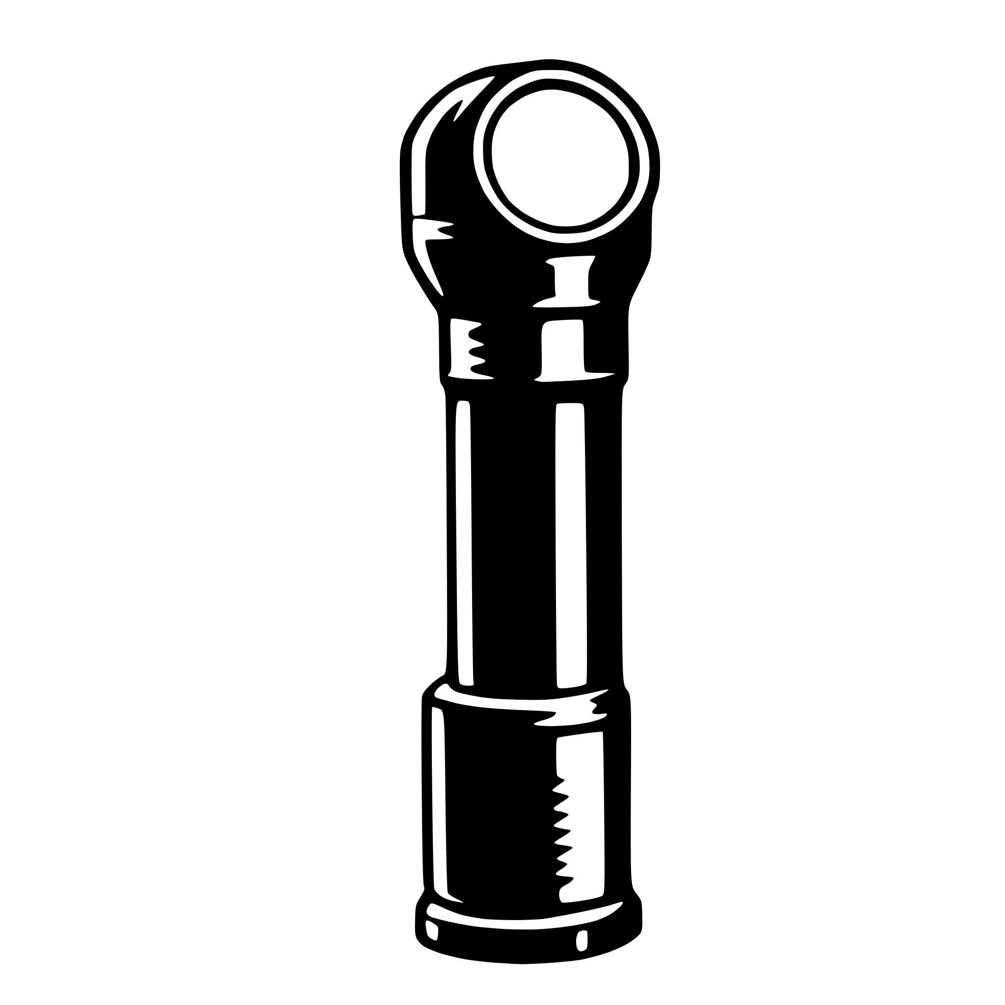 AI-generated SVG of 'flashlight'