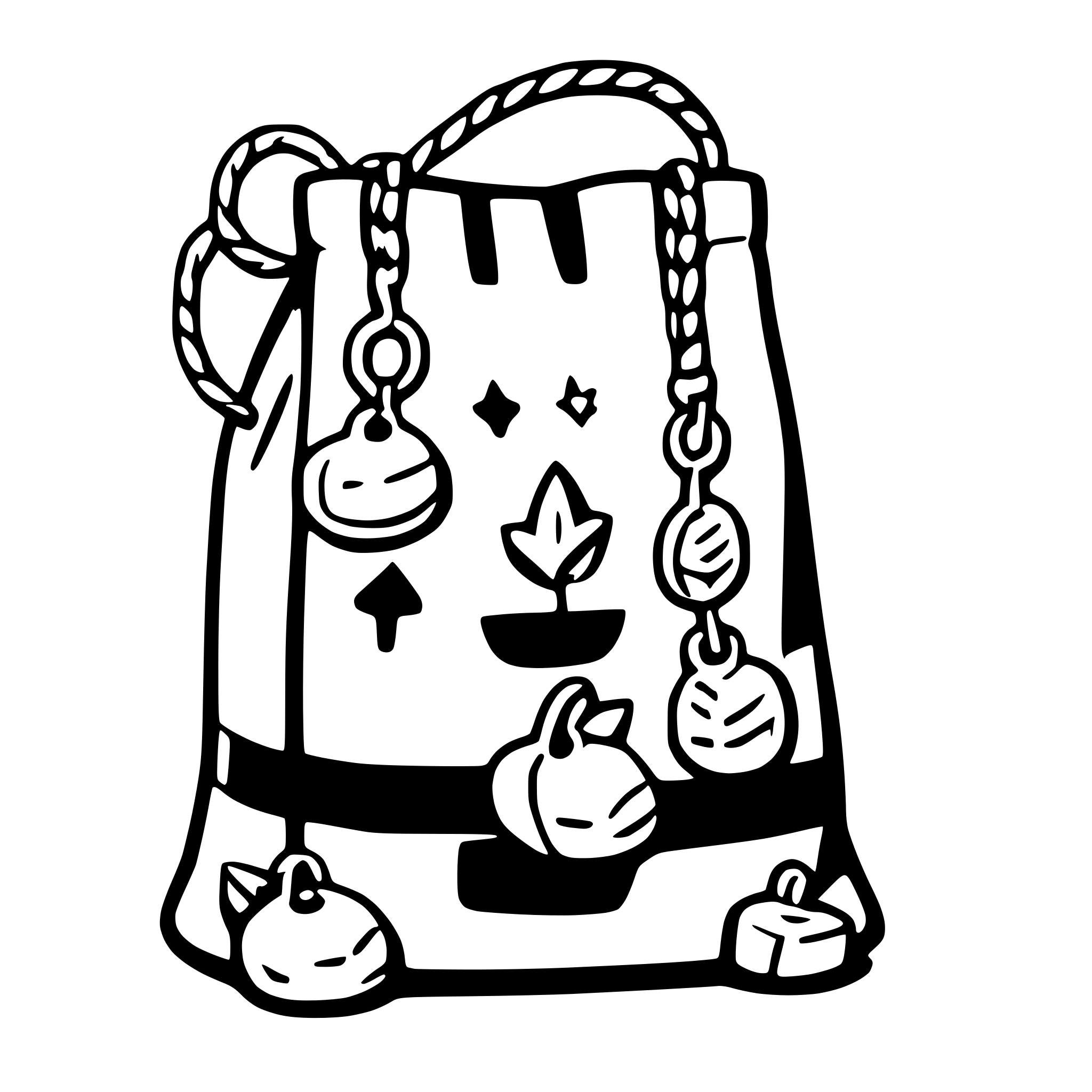 AI-generated SVG of a bag of gold coins. tied at the top with a string. should look like it has some weight to it. no gold coins