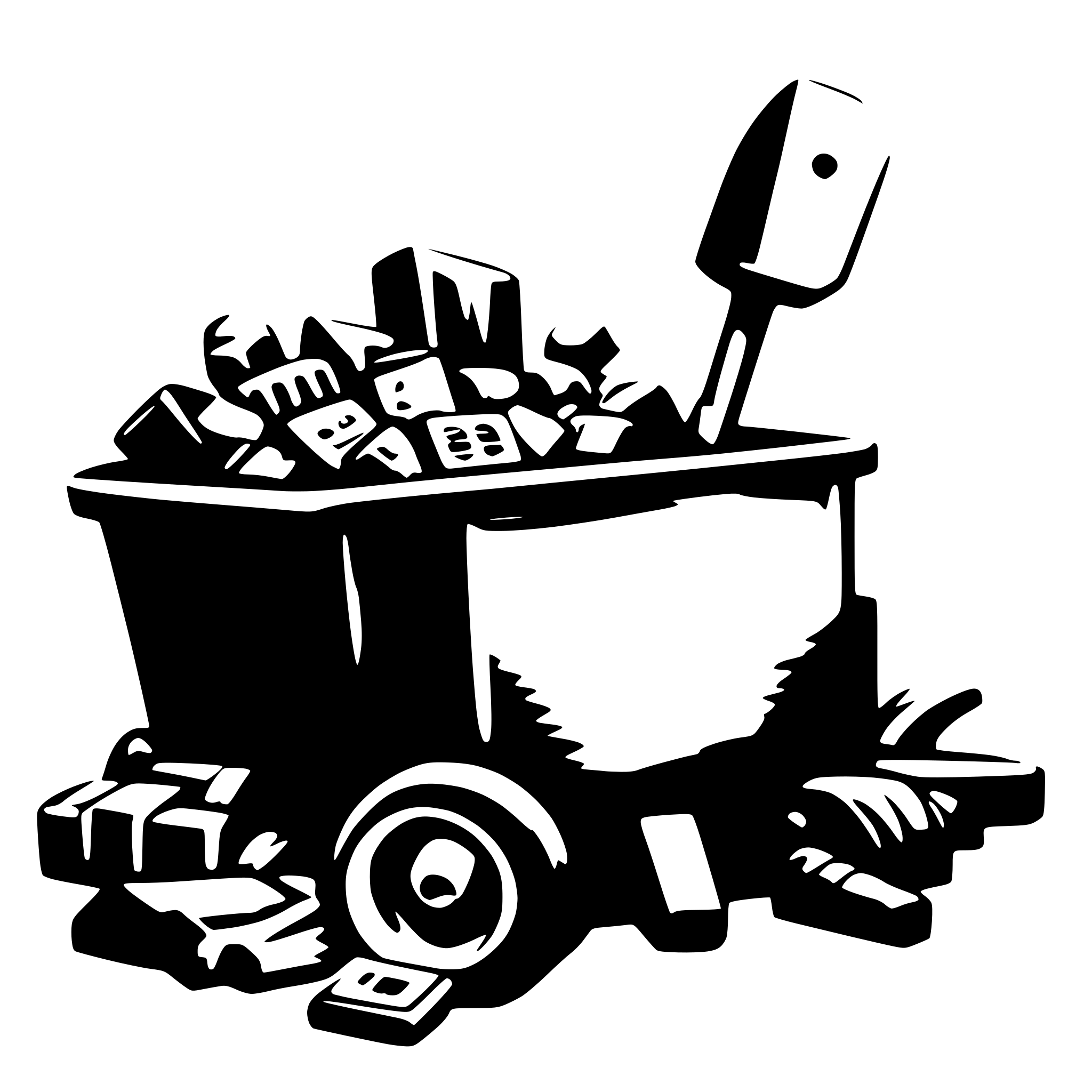 AI-generated SVG of a junk