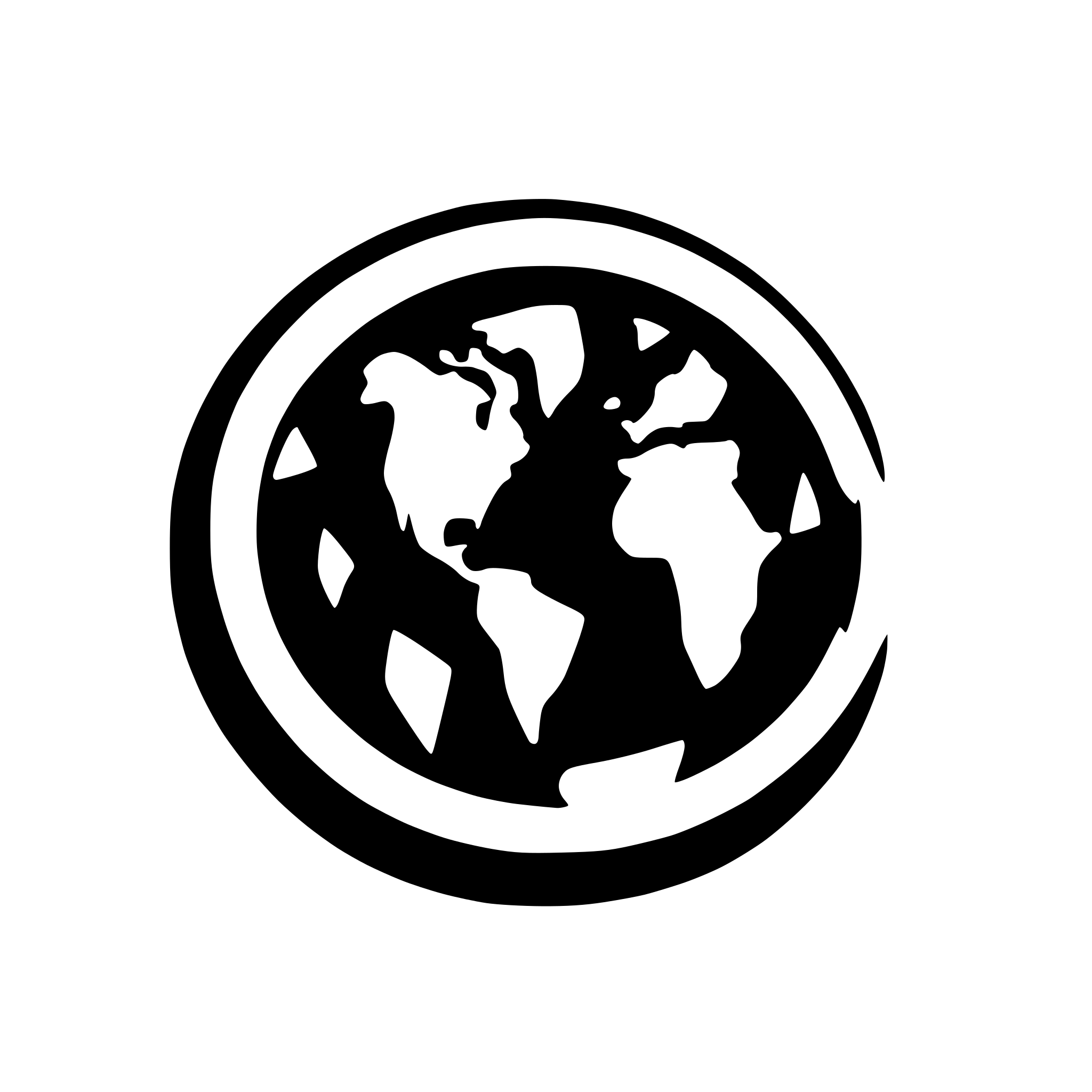 AI-generated SVG of a world map with grid tiling system