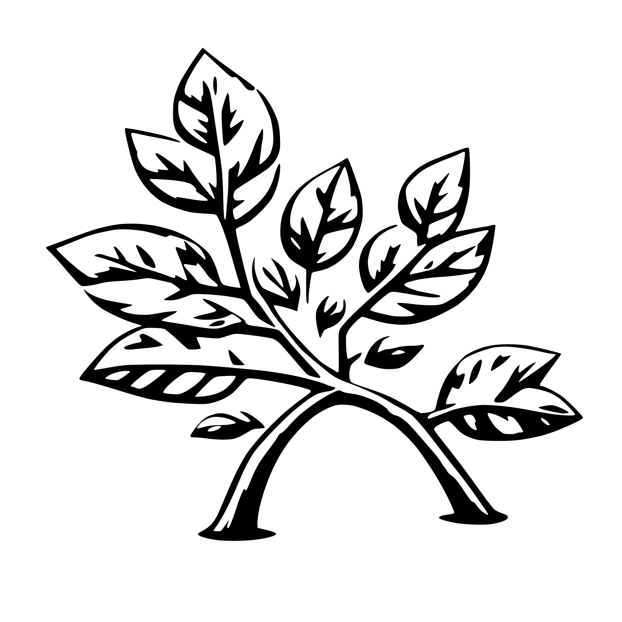 AI-generated SVG of 'make a branch'