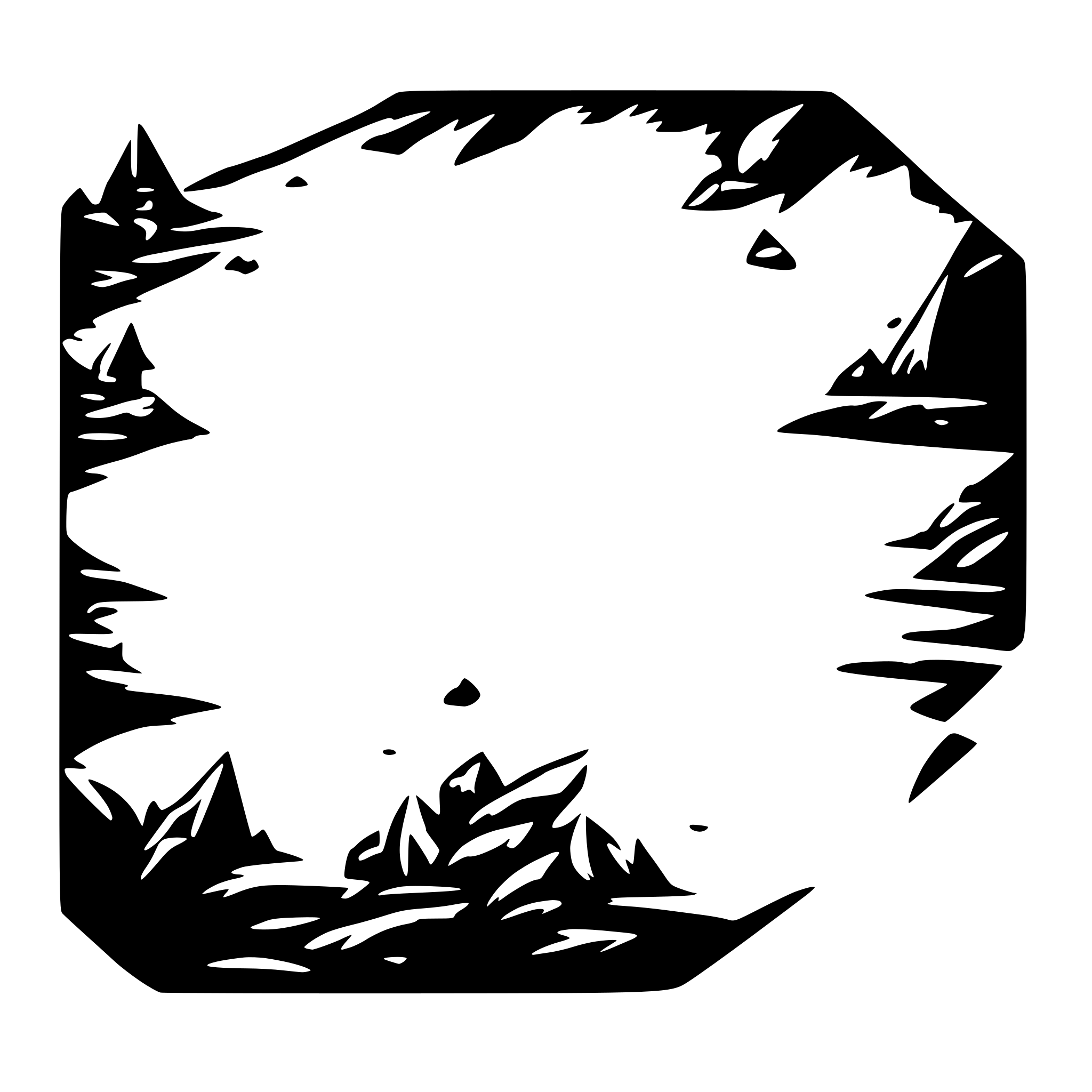 AI-generated SVG of 'MTG playmat template'