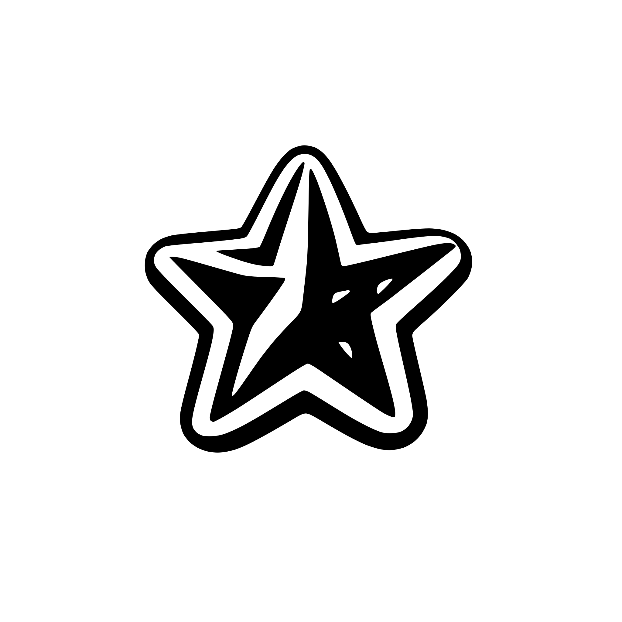AI-generated SVG of a star