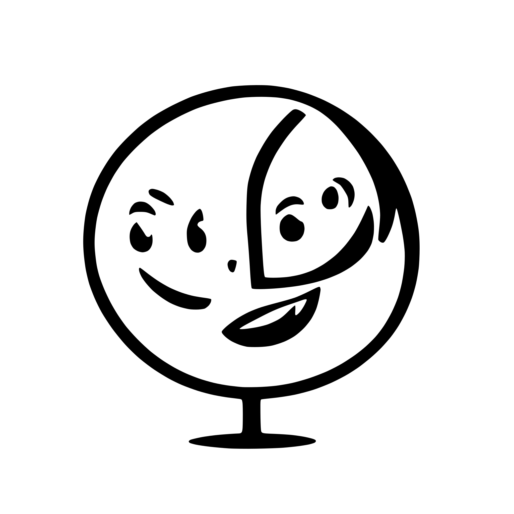 AI-generated SVG of a moon