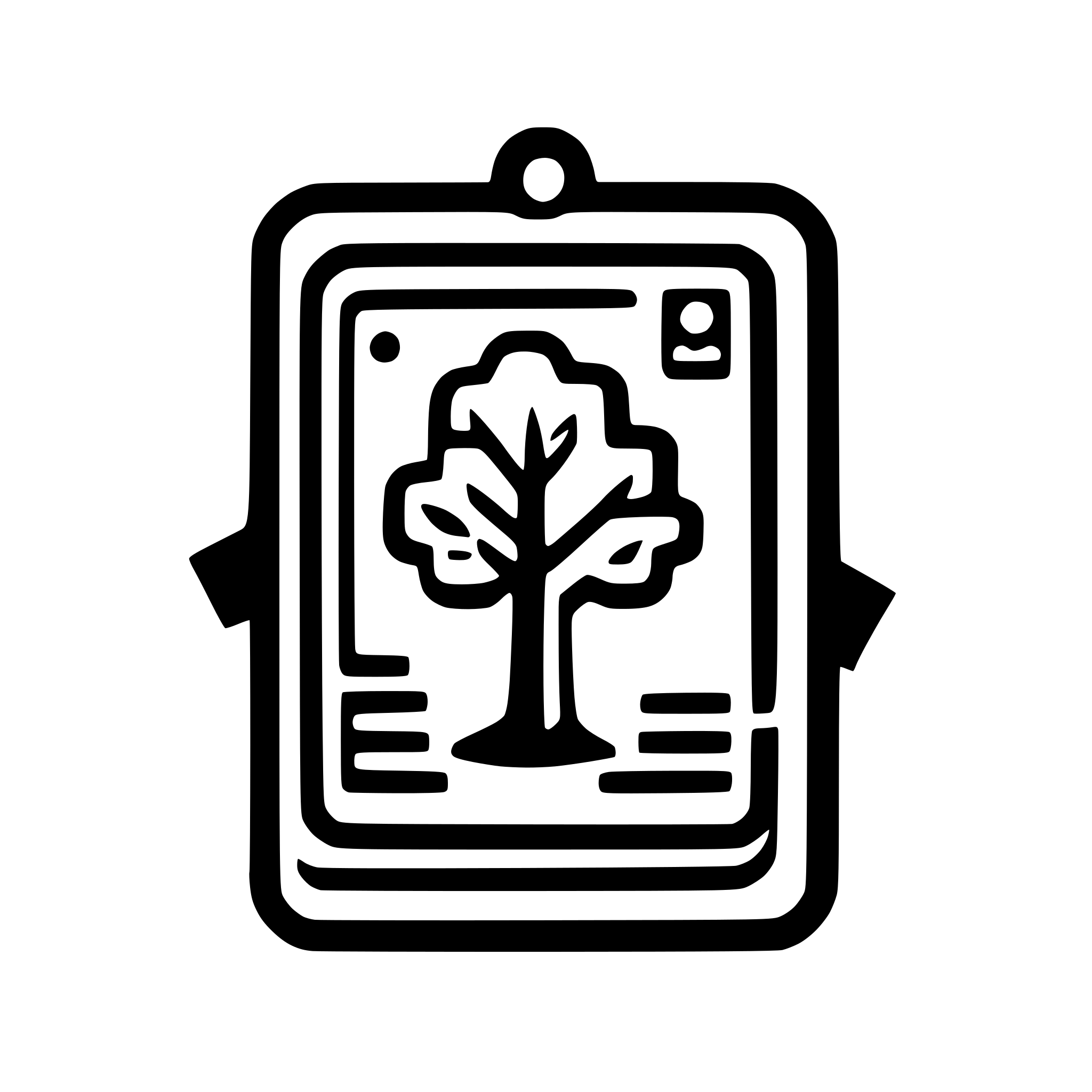 AI-generated SVG of a a simple rectangular invitation icon and a QR code in the middle instead oa a tree