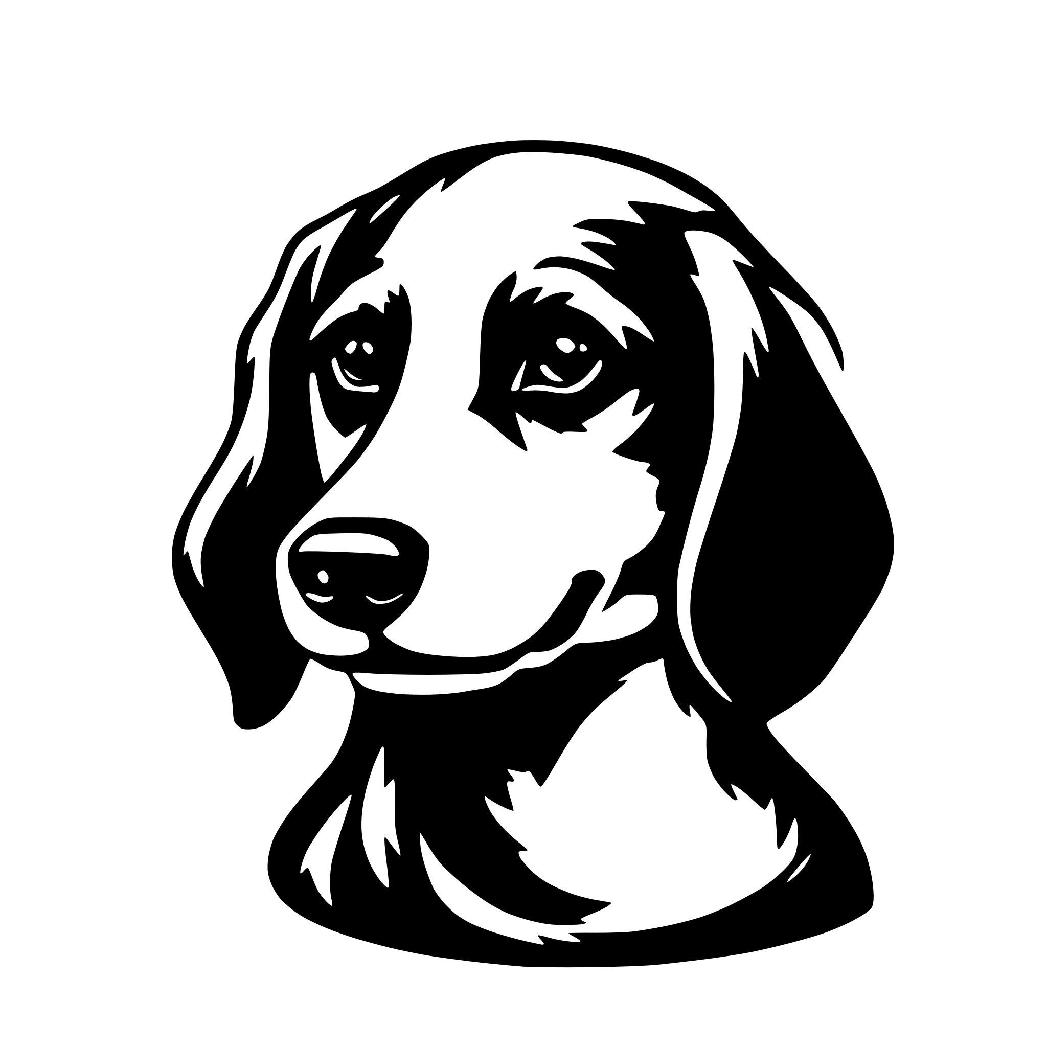 AI-generated SVG of a Dog logo